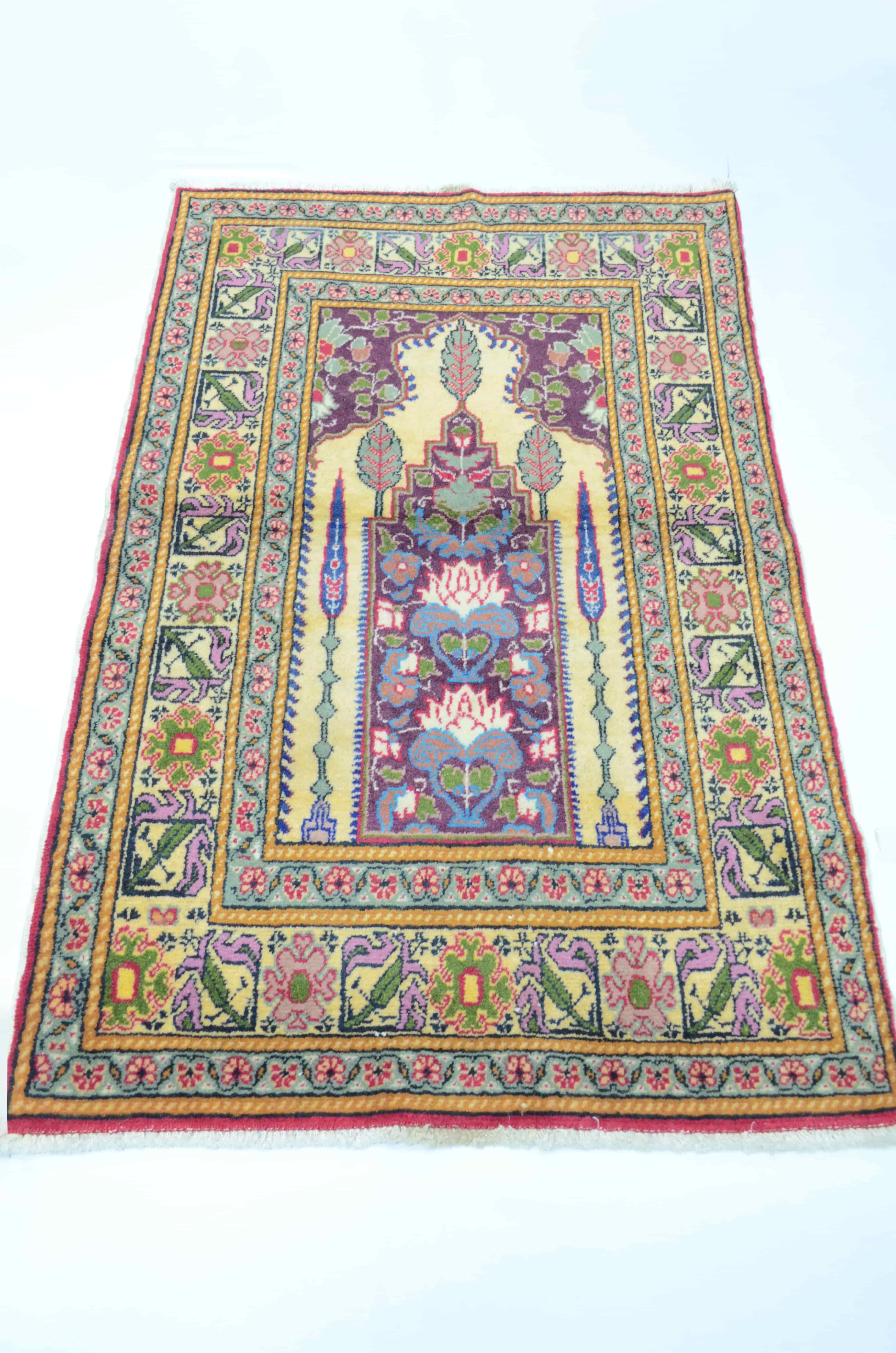 El Dokuma Kayseri Mihraplı Halı 83x126 cm (1.05 m²)