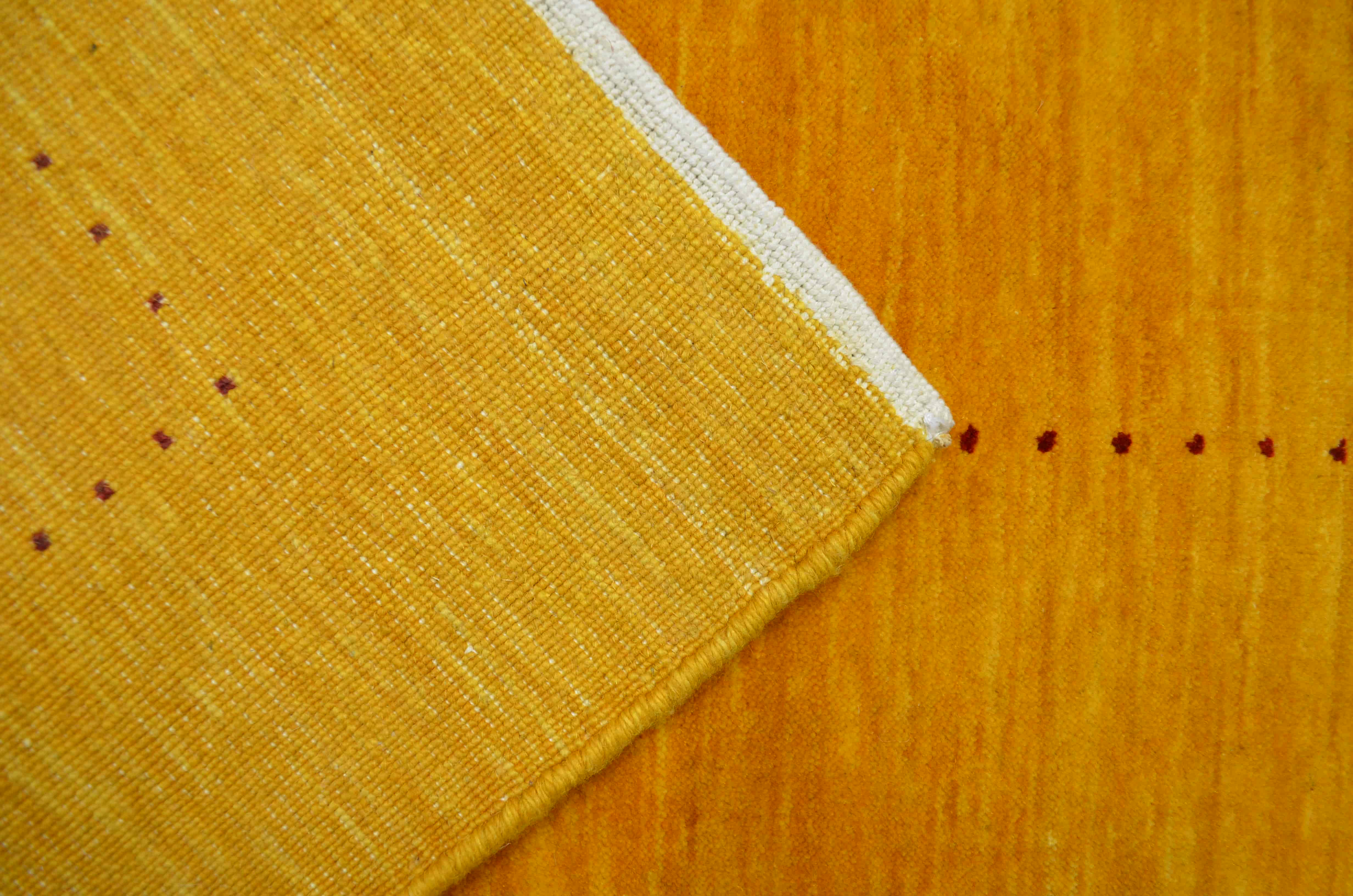 Lori Hardal Sarısı Modern El Dokuma Halısı 95x150 cm (1.42 m²)