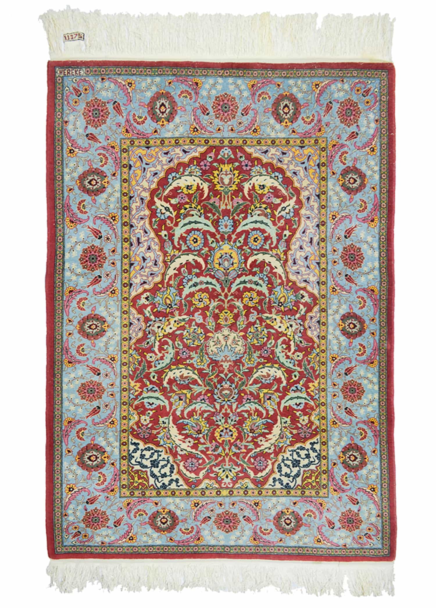El Dokuma Vintage Hereke Halısı 123x183 cm (2.25 m²)
