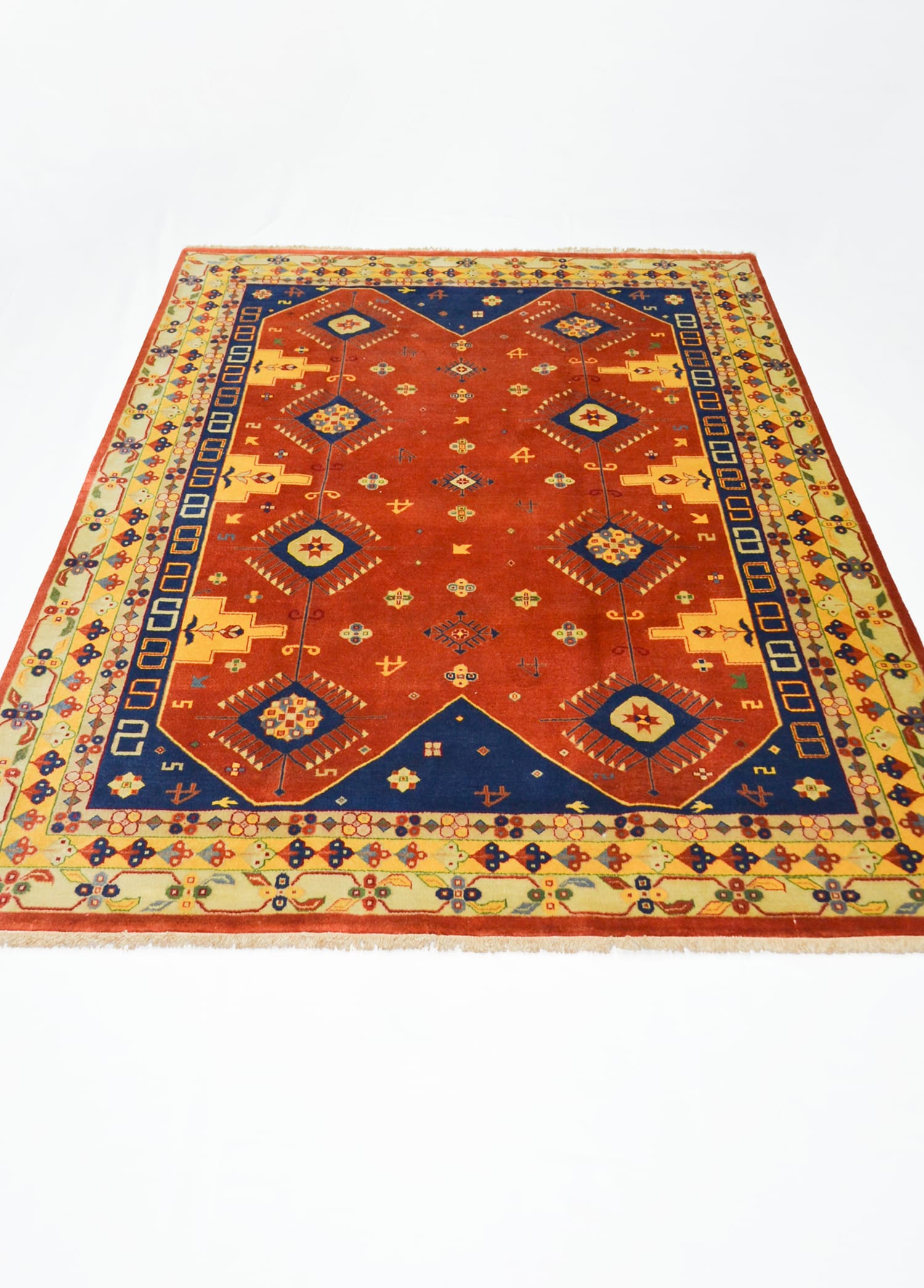 El Dokuma İran Kaşkuli Halısı 168x231 cm (3.88 m²)