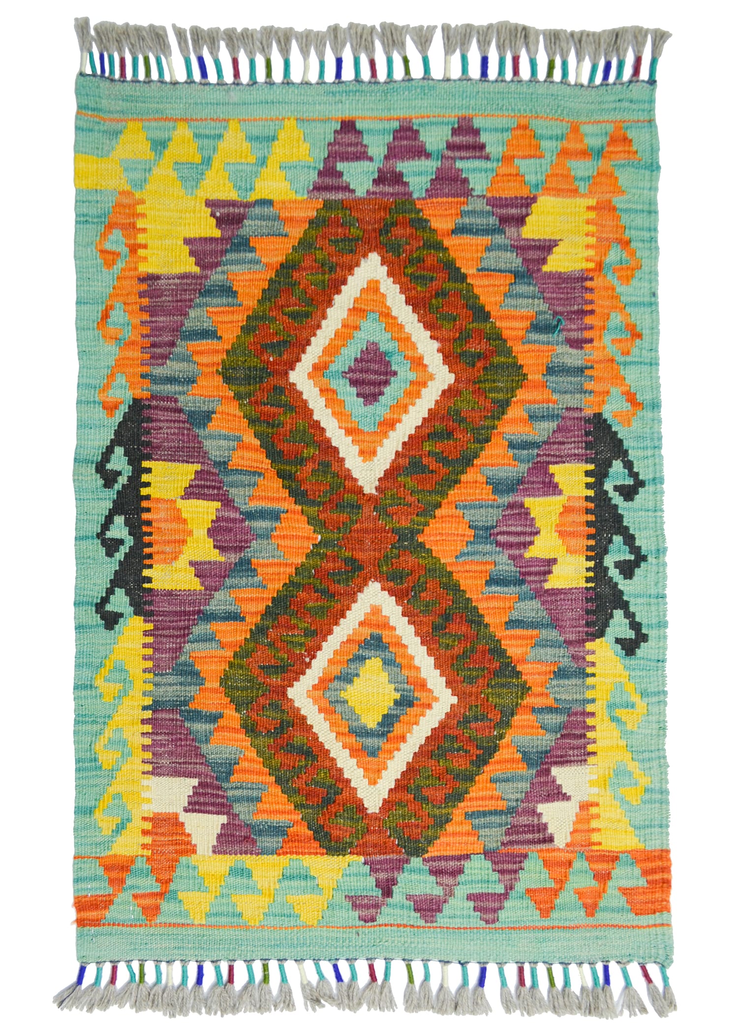 El Dokuma Afgan Kilim 60x90 cm (0.54 m²)