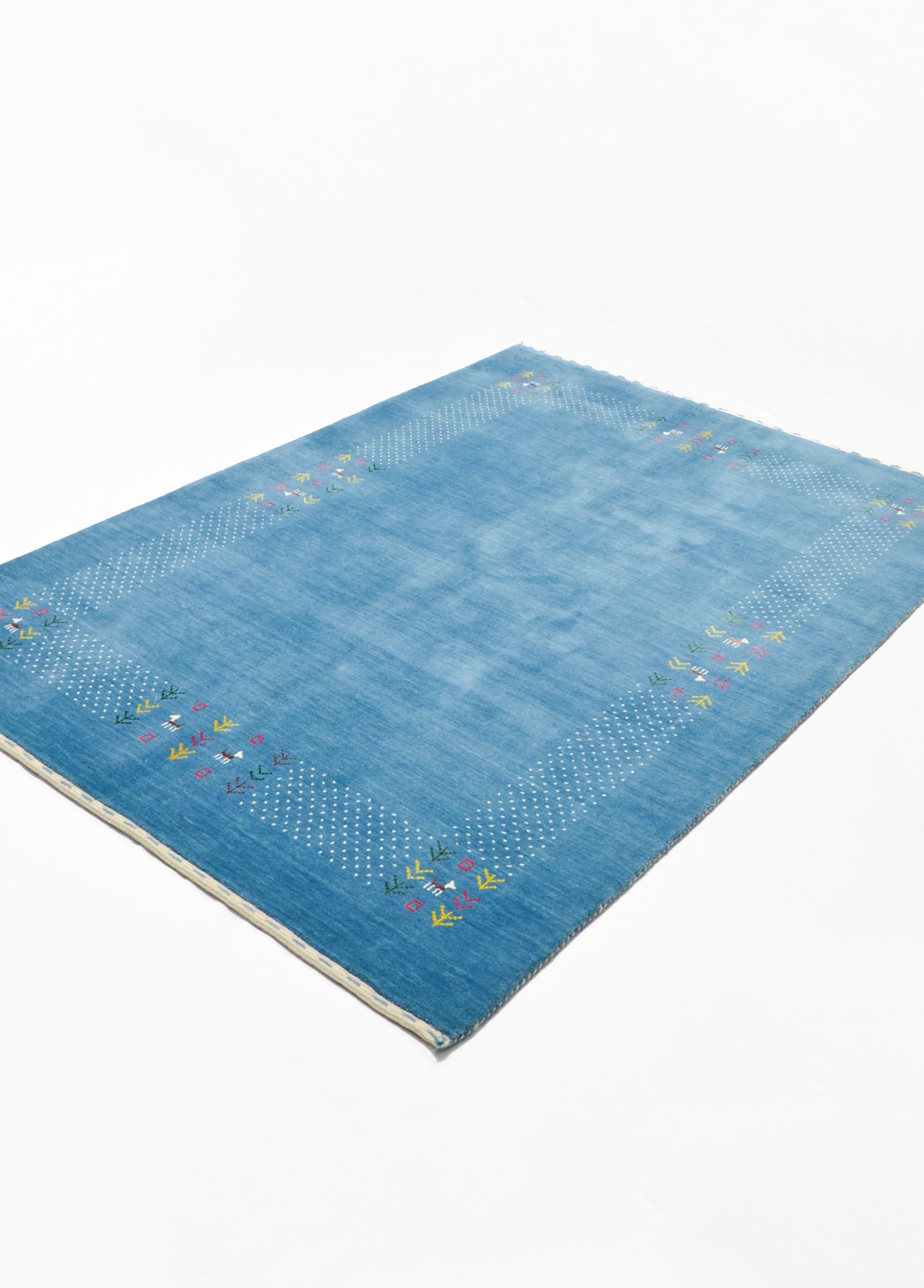 Lori Mavi Renk Modern El Dokuma Halısı 140x200 cm (2.8 m²)