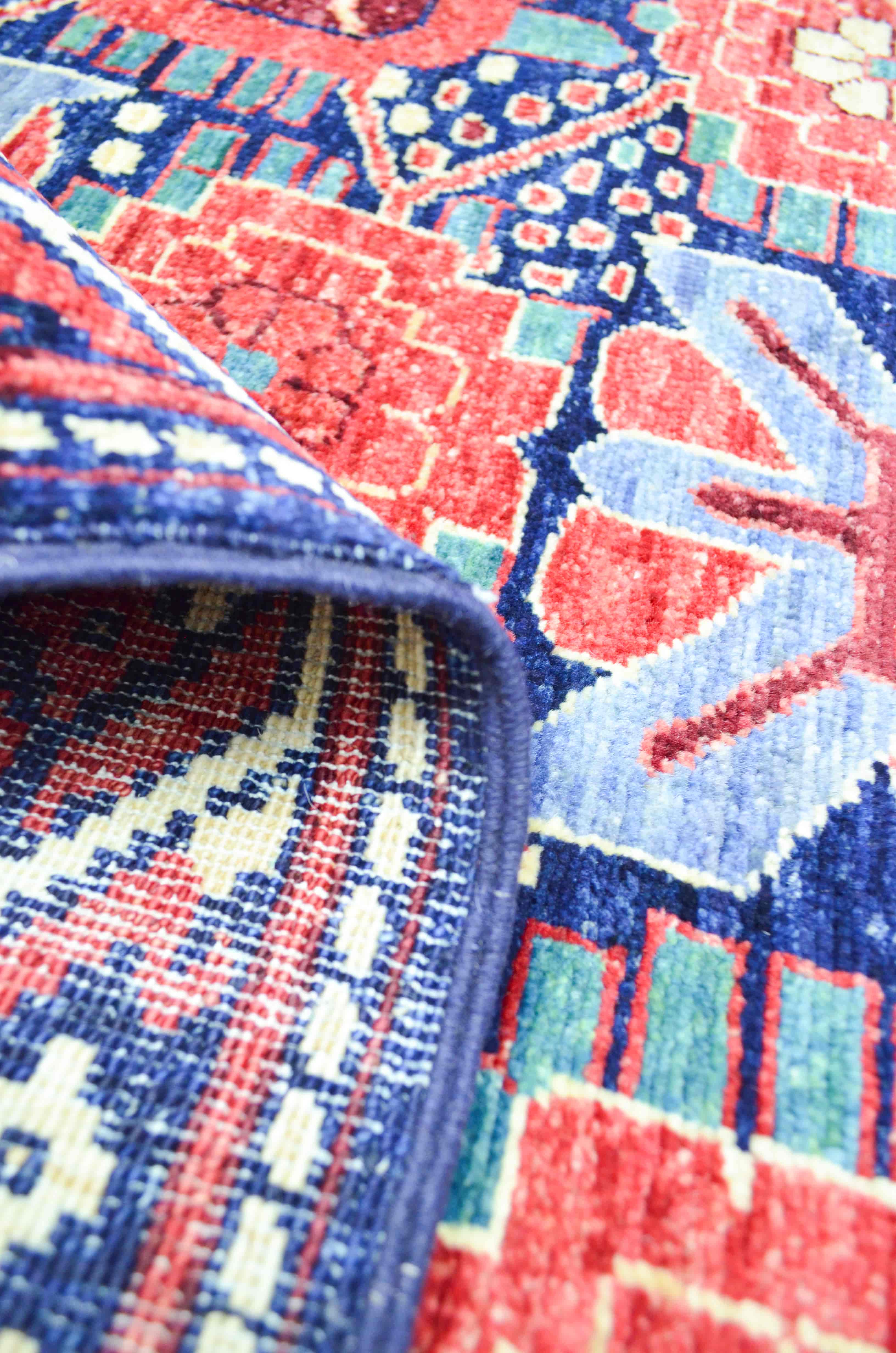 Yünden El Dokuma Afgan Halısı 100x150 cm (1.5 m²)