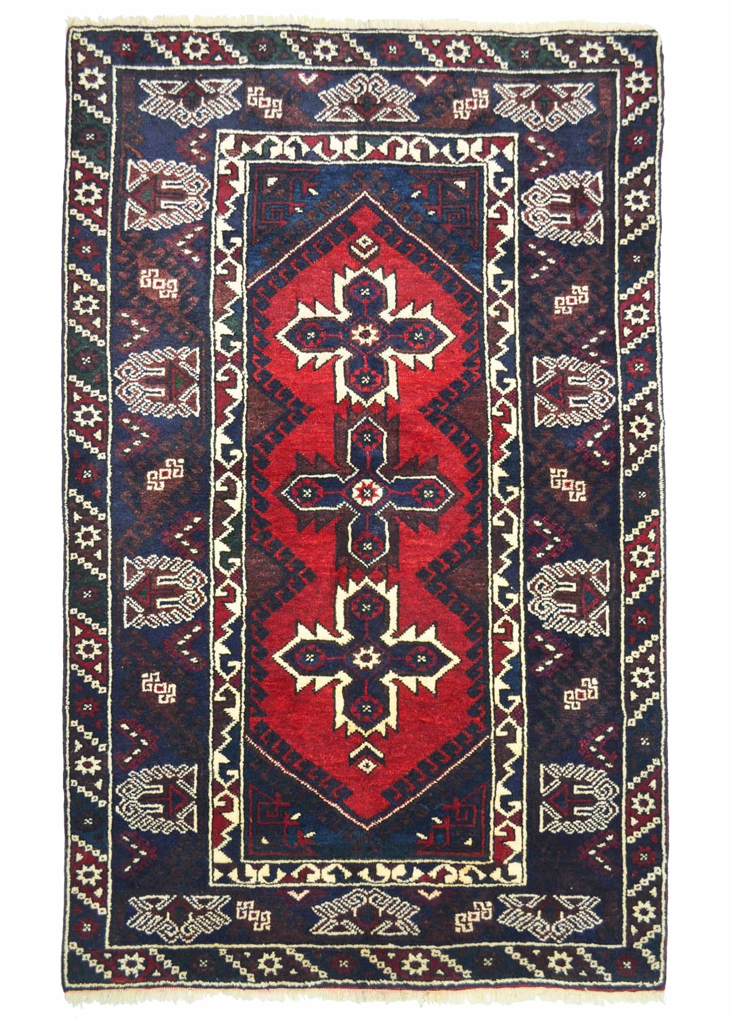 Yün El Dokuma Döşemealtı Halısı 121x187 cm (2.26 m²)