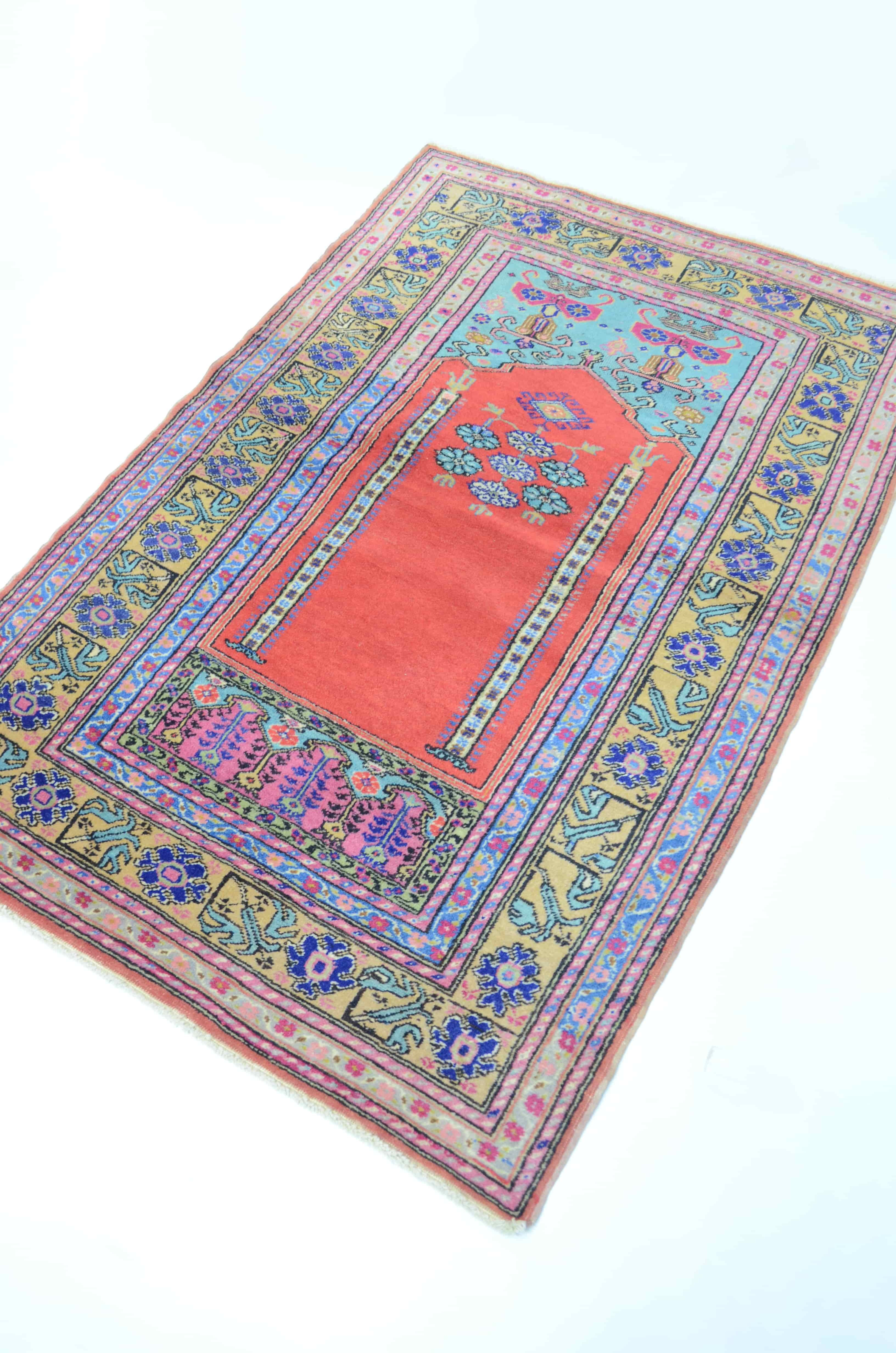 El Dokuma Kayseri Mihraplı Halı 87x127 cm (1.05 m²)