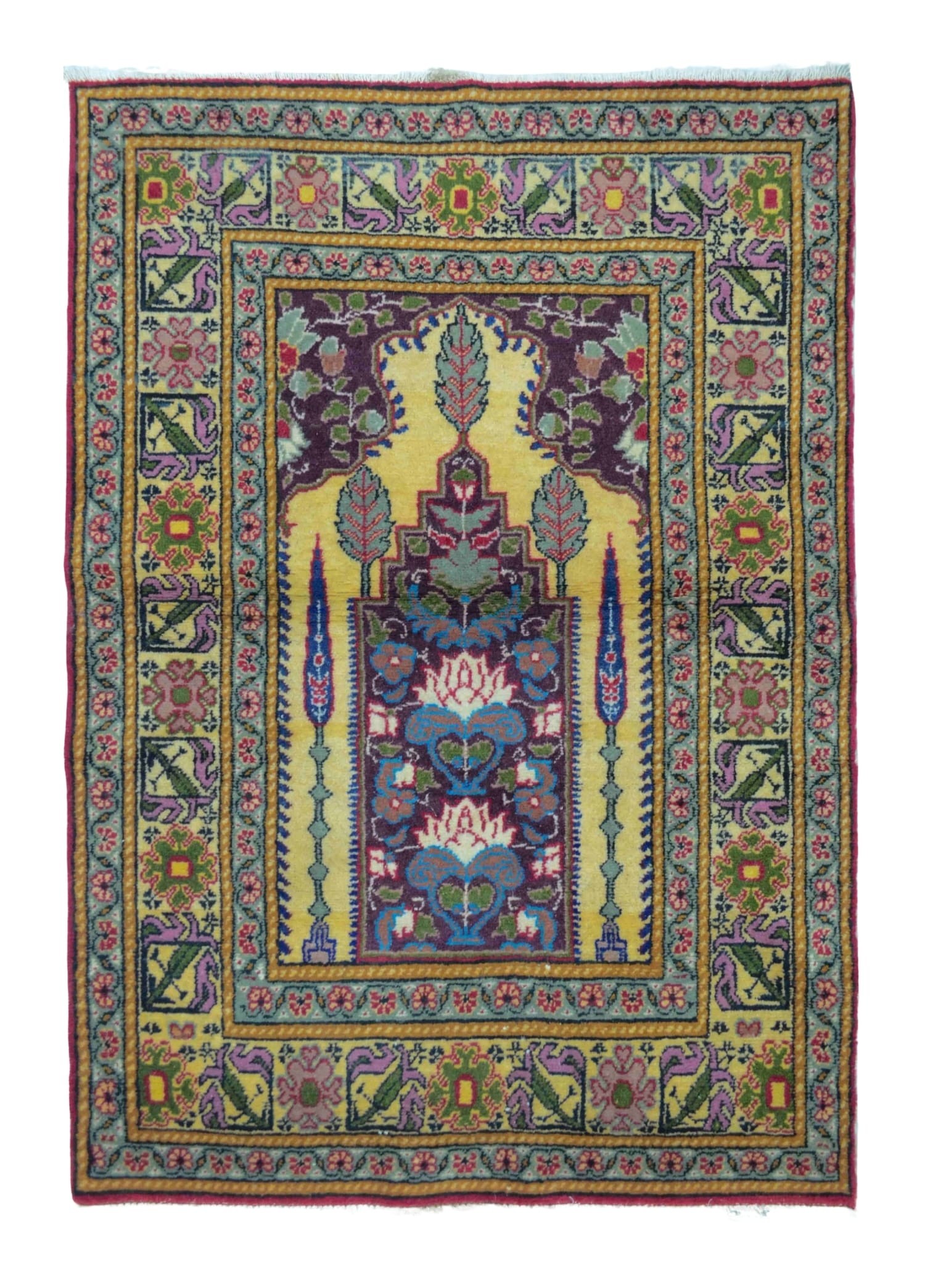 El Dokuma Kayseri Mihraplı Halı 83x126 cm (1.05 m²)