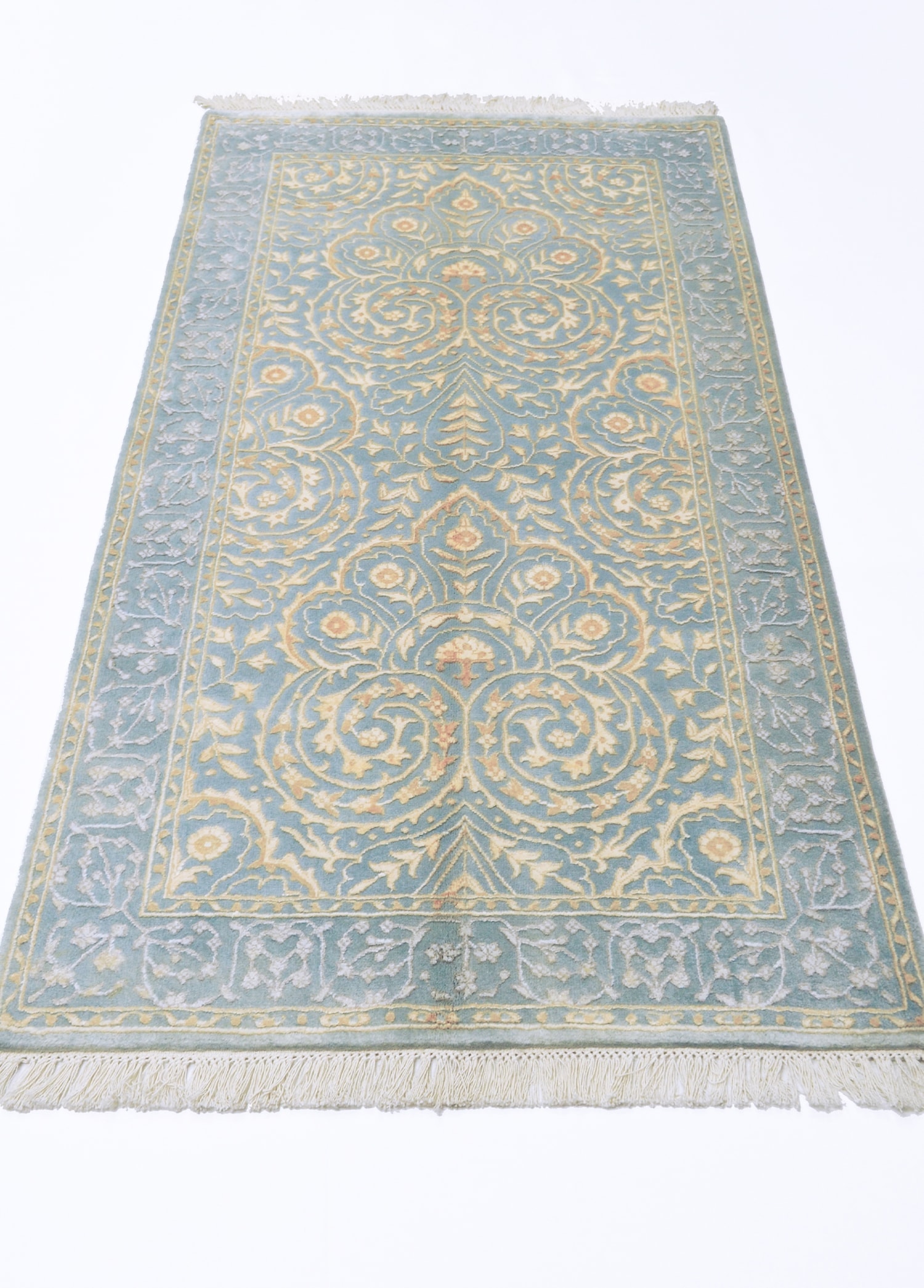 Pelas El Dokuma İpekli Uşak Halısı 82x146 cm (1.2 m²)