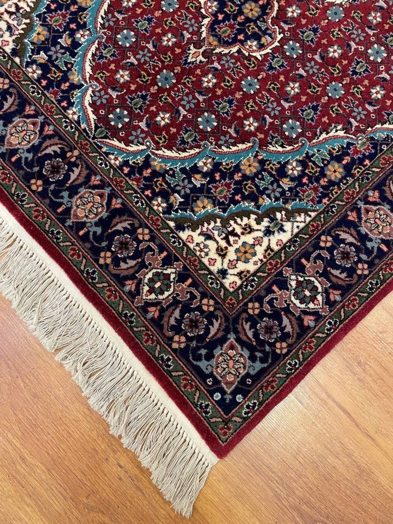 Kirman Yününden El Dokuma İran İsfahan Halısı (93x155 cm, 1.44 m²)