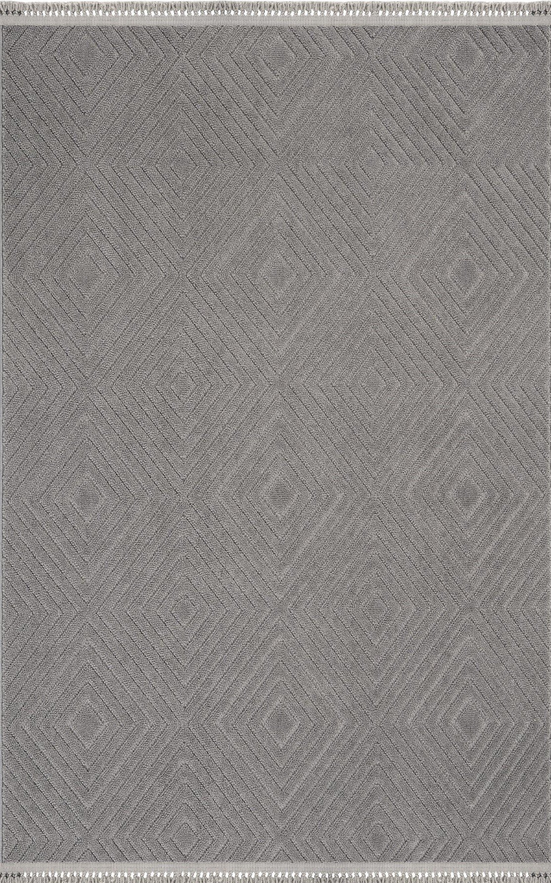 Prag 9206 Modern Desen ve Yumuşak Dokulu Pastel Renk Halı