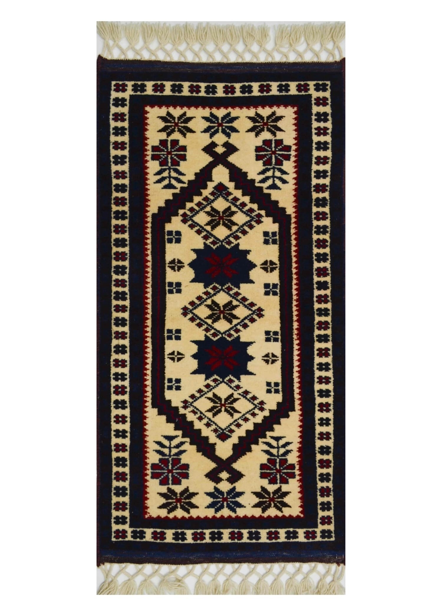 El Dokuma Geleneksel Yağcıbedir Halısı 57x117 cm (0.66 m²)