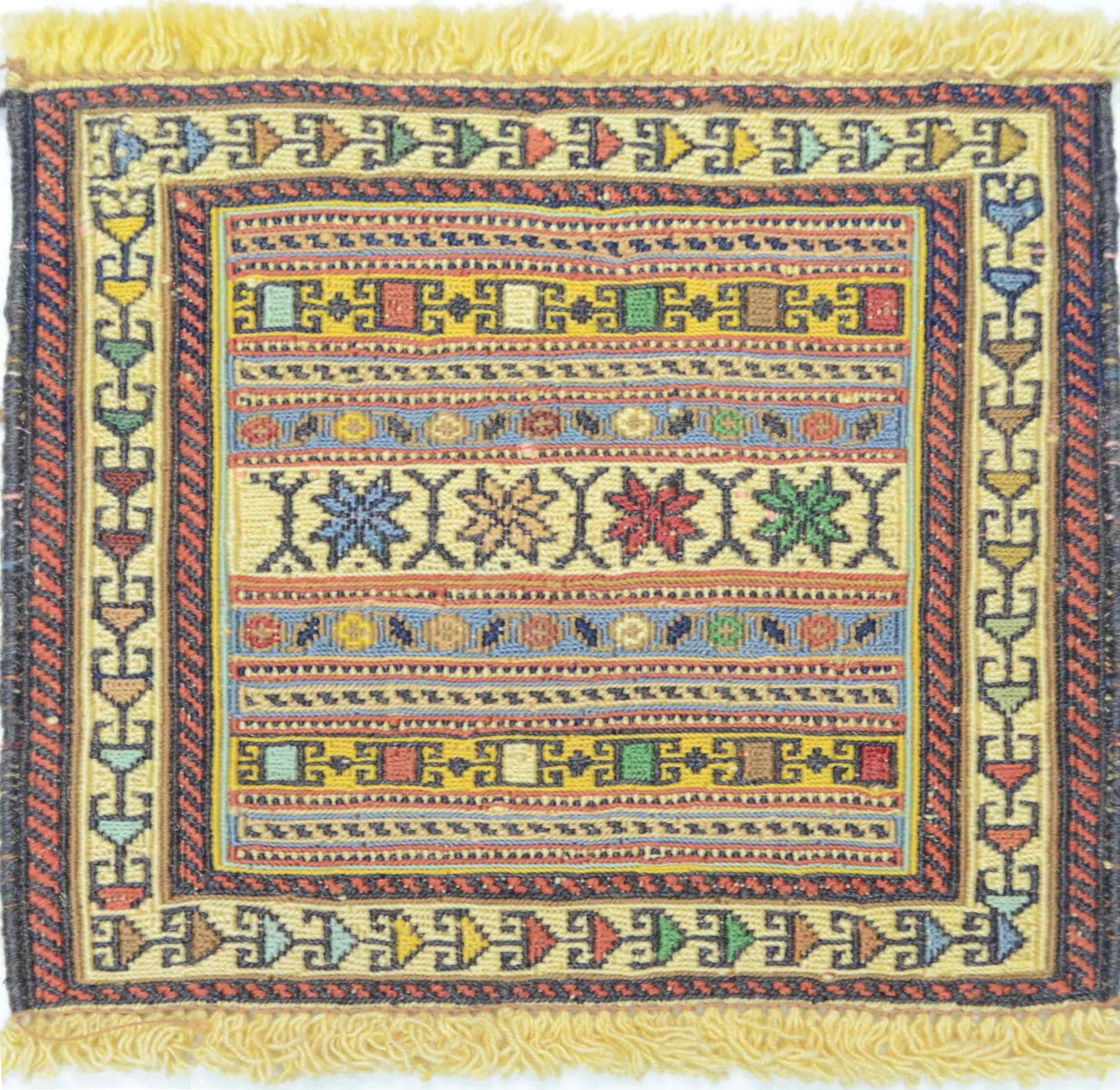İran Zolanvari El Dokuma Sumak Küçük Boy Kilim 30x33 cm (0,09 m²)