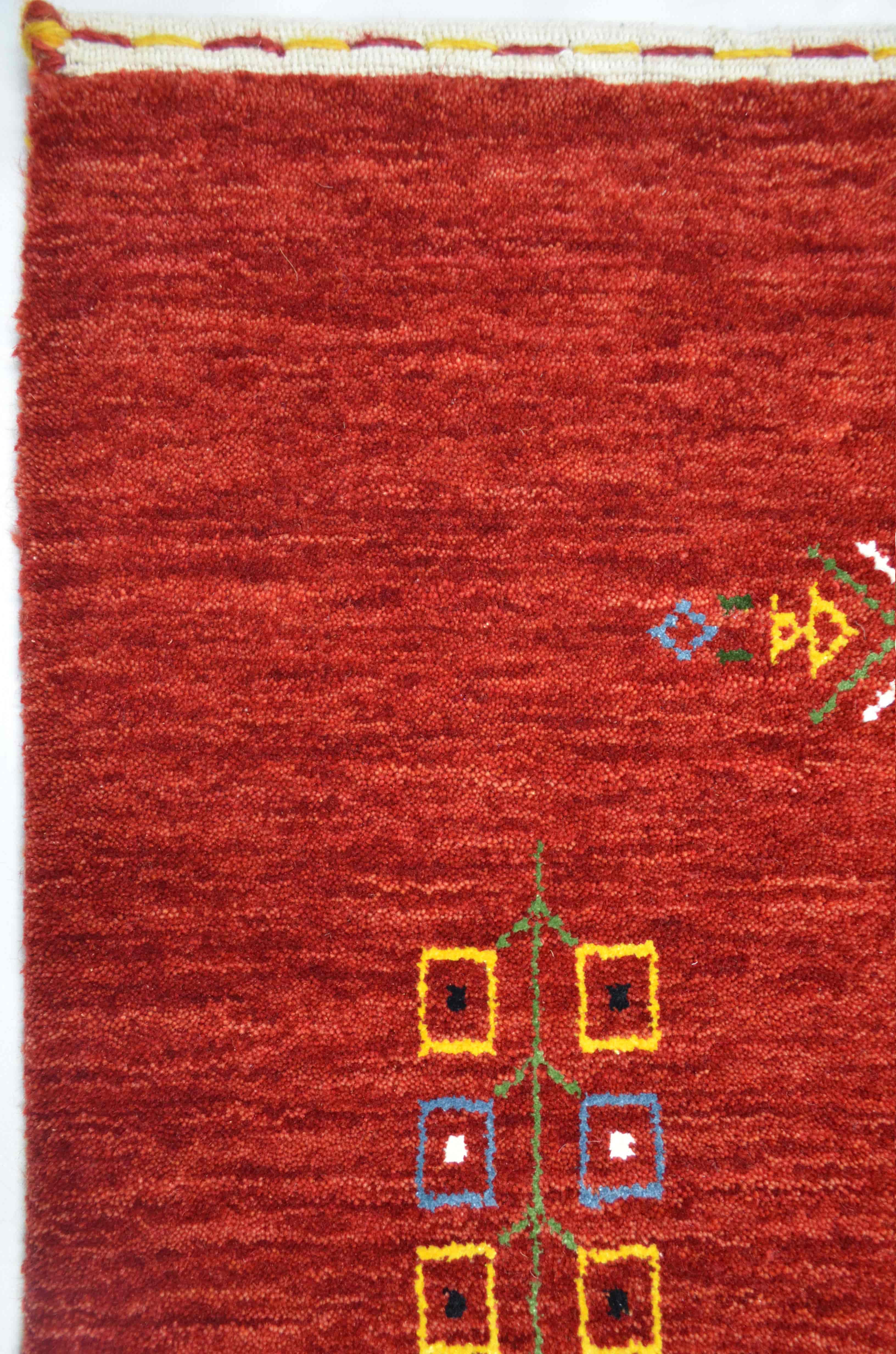Lori Kırmızı Renk Modern El Dokuma Halısı 140x200 cm (2.8 m²)