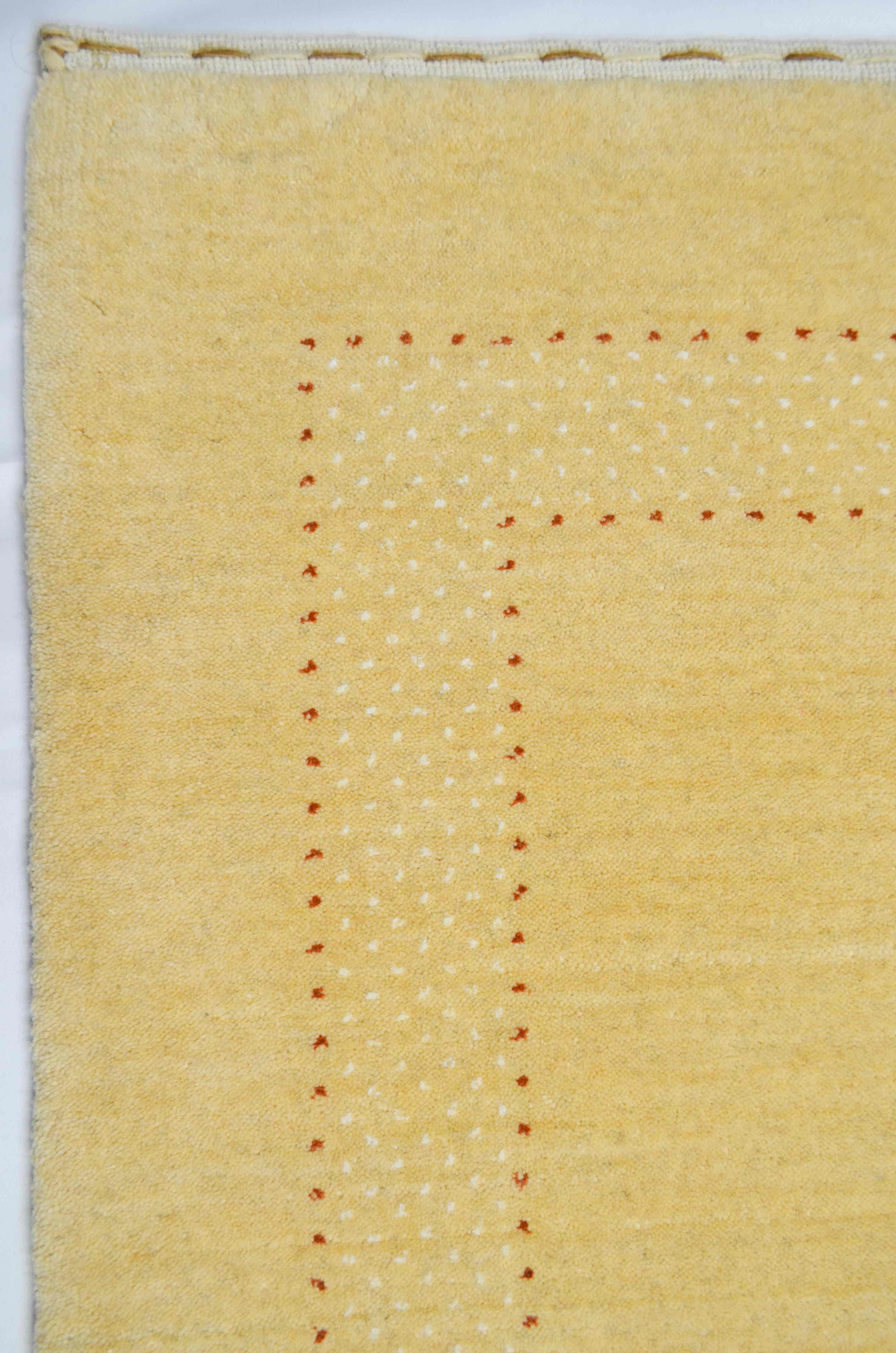 Lori Bej Renk Modern El Dokuma Halısı 140x200 cm (2.8 m²)