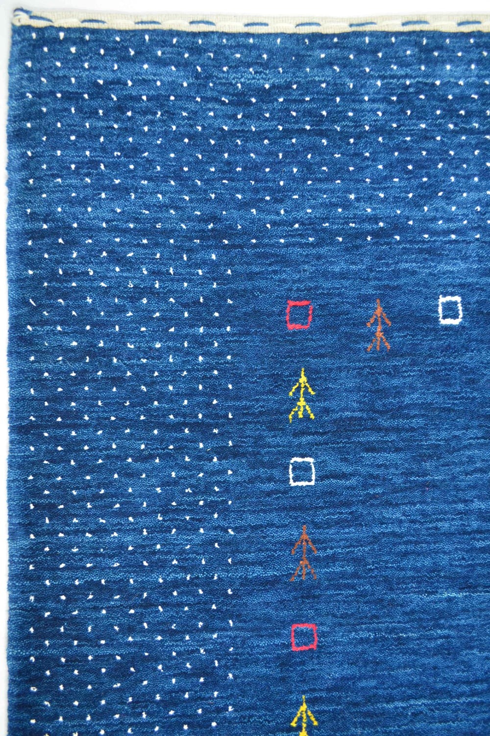 Lori Lacivert Renk Modern El Dokuma Halısı (120x180 cm)