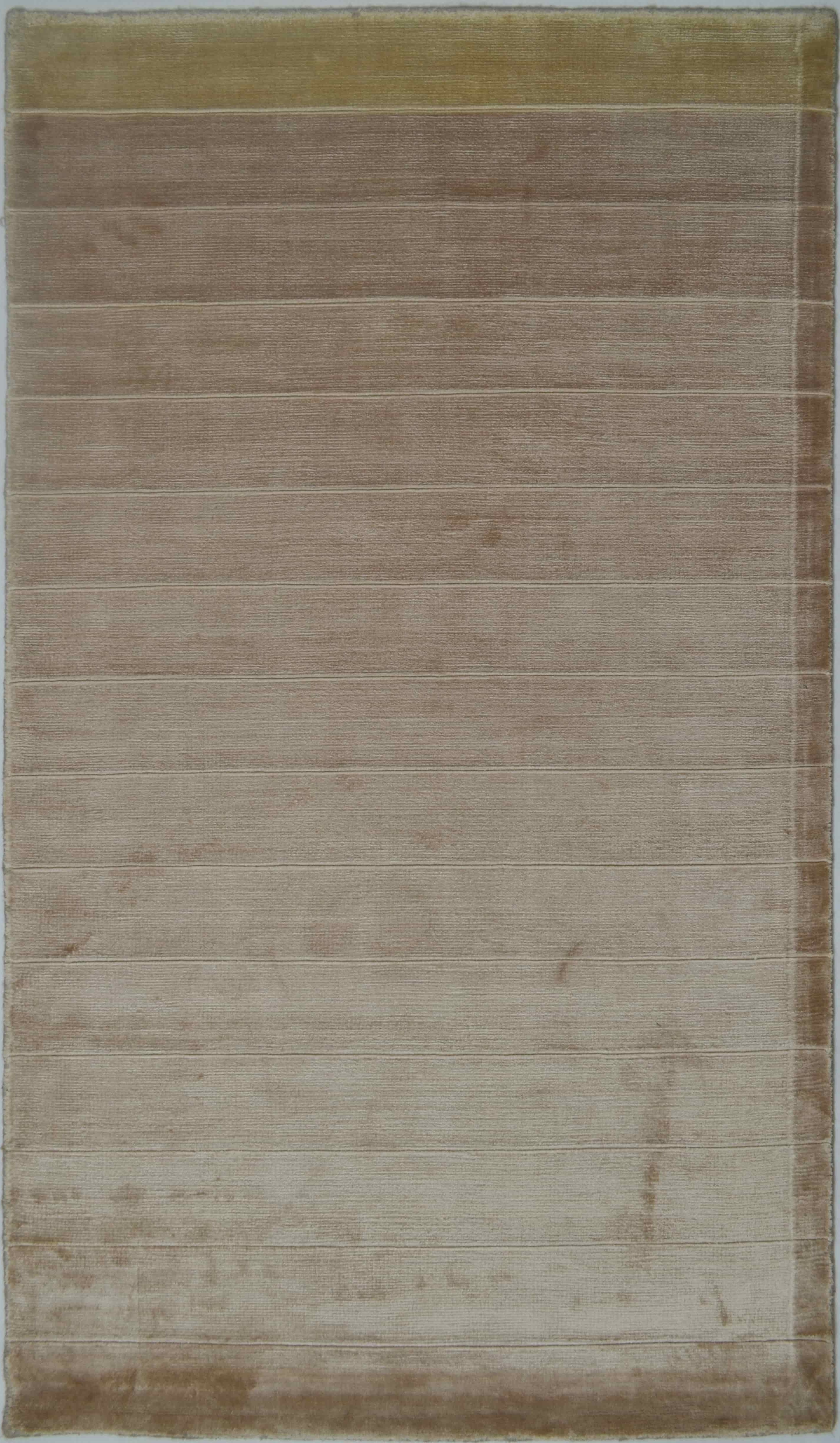 Nüans Deve Tüyü Rengi İpek Görünümlü Viskoz Modern El Dokuma Halı 80x150 cm (1.2 m²)