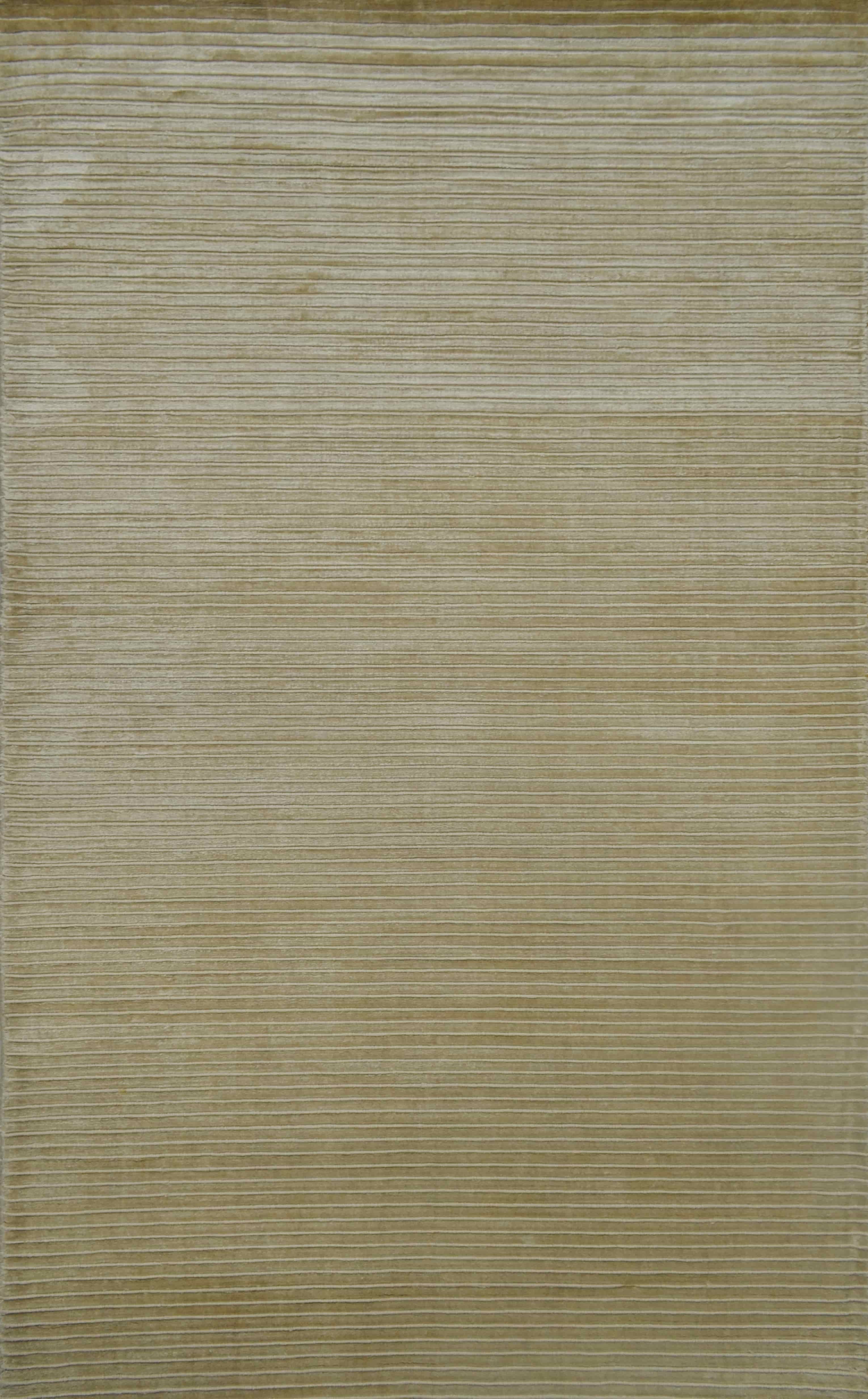 Nüans Bej Renk İpek Görünümlü Viskoz Modern Çizgili El Dokuma Halı 80x150 cm (1.2 m²)