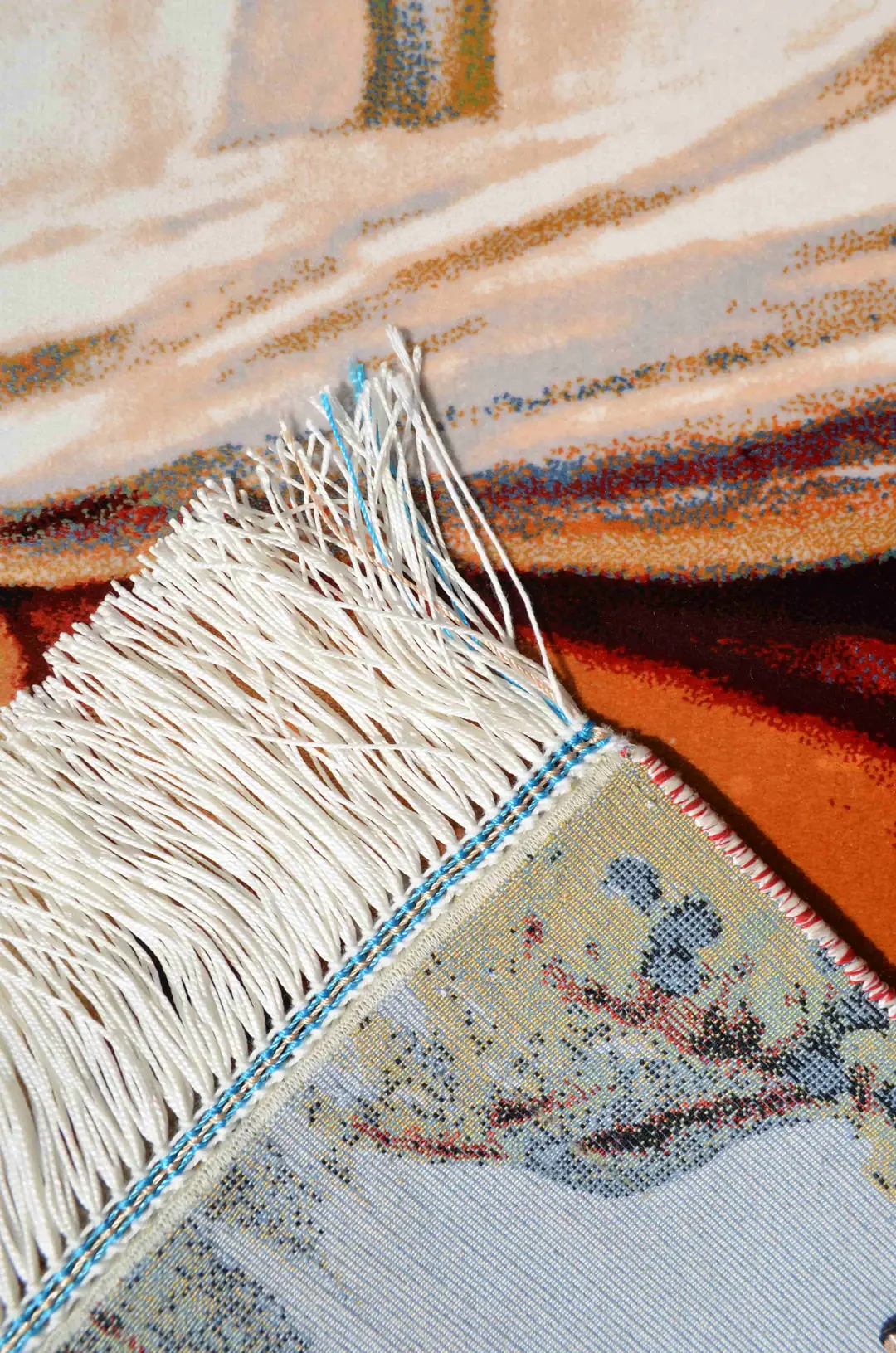 Meryem Ana ve Hz. İsa Bambu Tablo Halı 50x70 cm (0.35 m²)