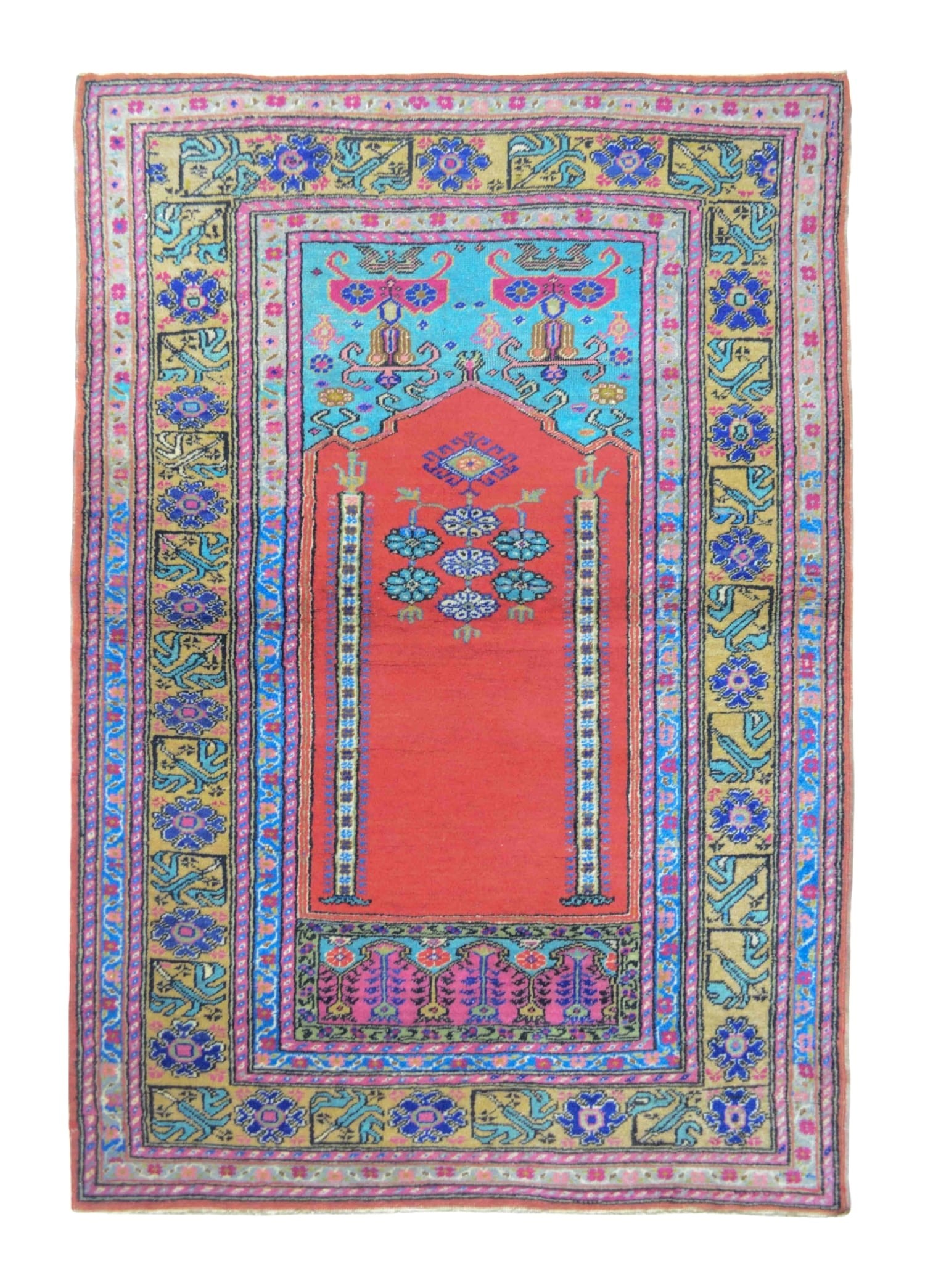 El Dokuma Kayseri Mihraplı Halı 87x127 cm (1.05 m²)