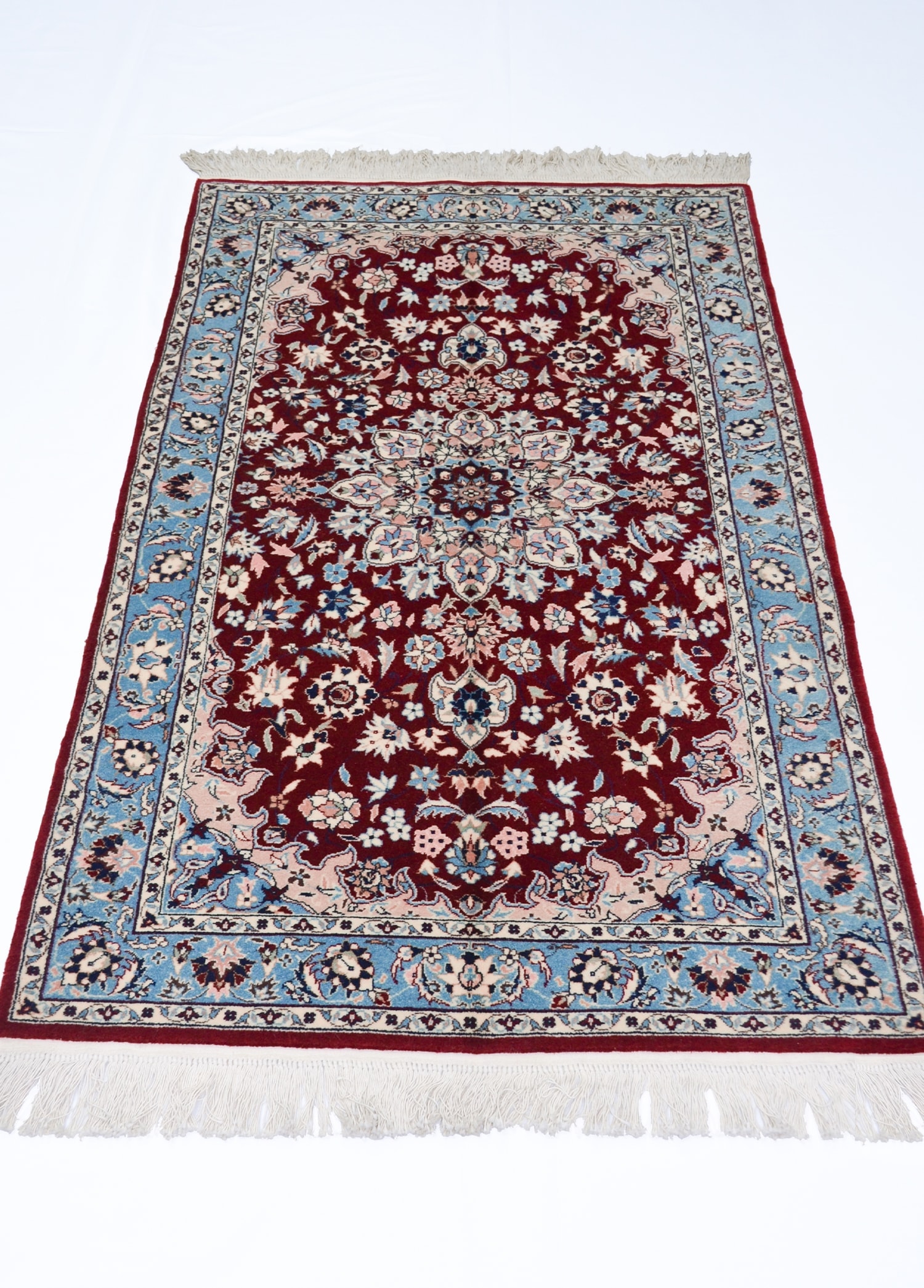 El Dokuma İran İsfahan Halısı 93x155 cm (1.44 m²)