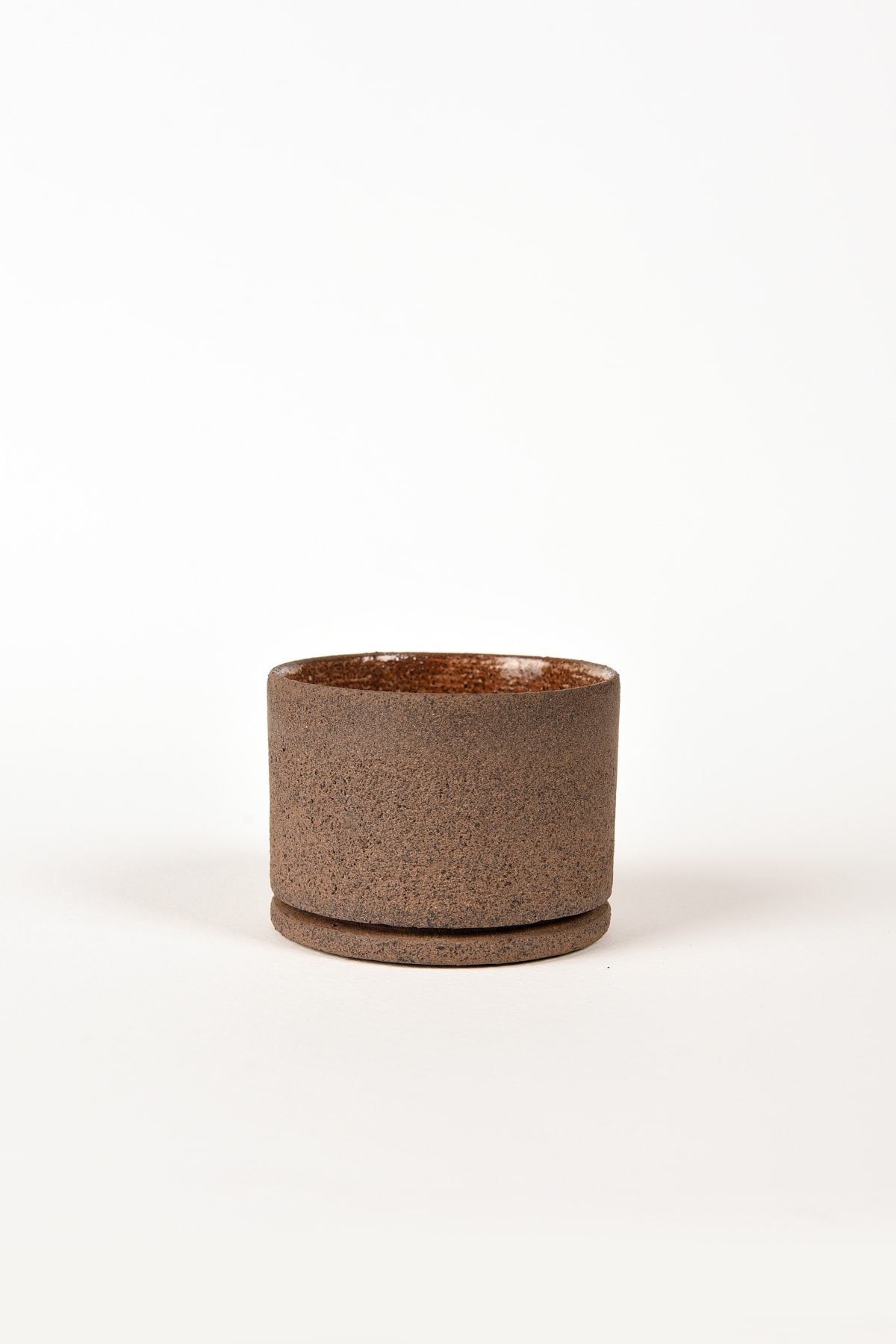 Toffee Kahverengi Espresso Fincanı – El Yapımı 80 ml Stoneware Seramik Kupa