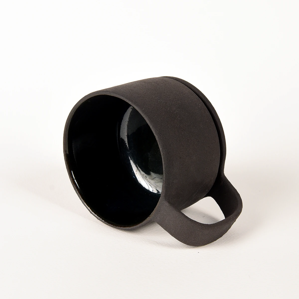 Toffee Siyah Kahve Fincanı – 180 ml Stoneware – 1 Adet