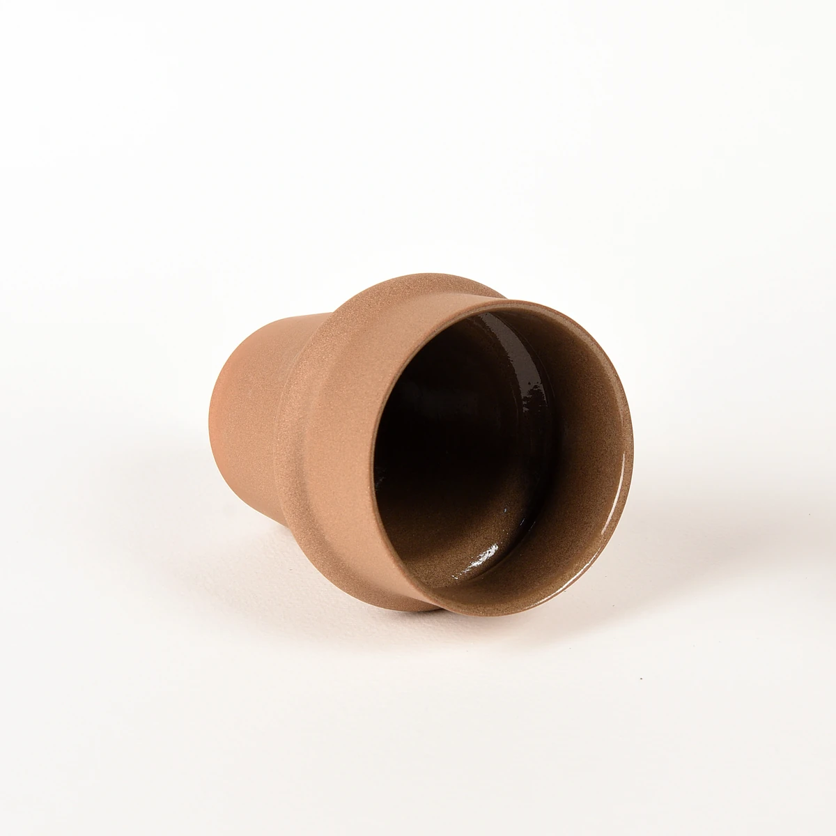 Kahverengi Filtre Kahve Bardağı – 125 ml Stoneware – 1 Adet