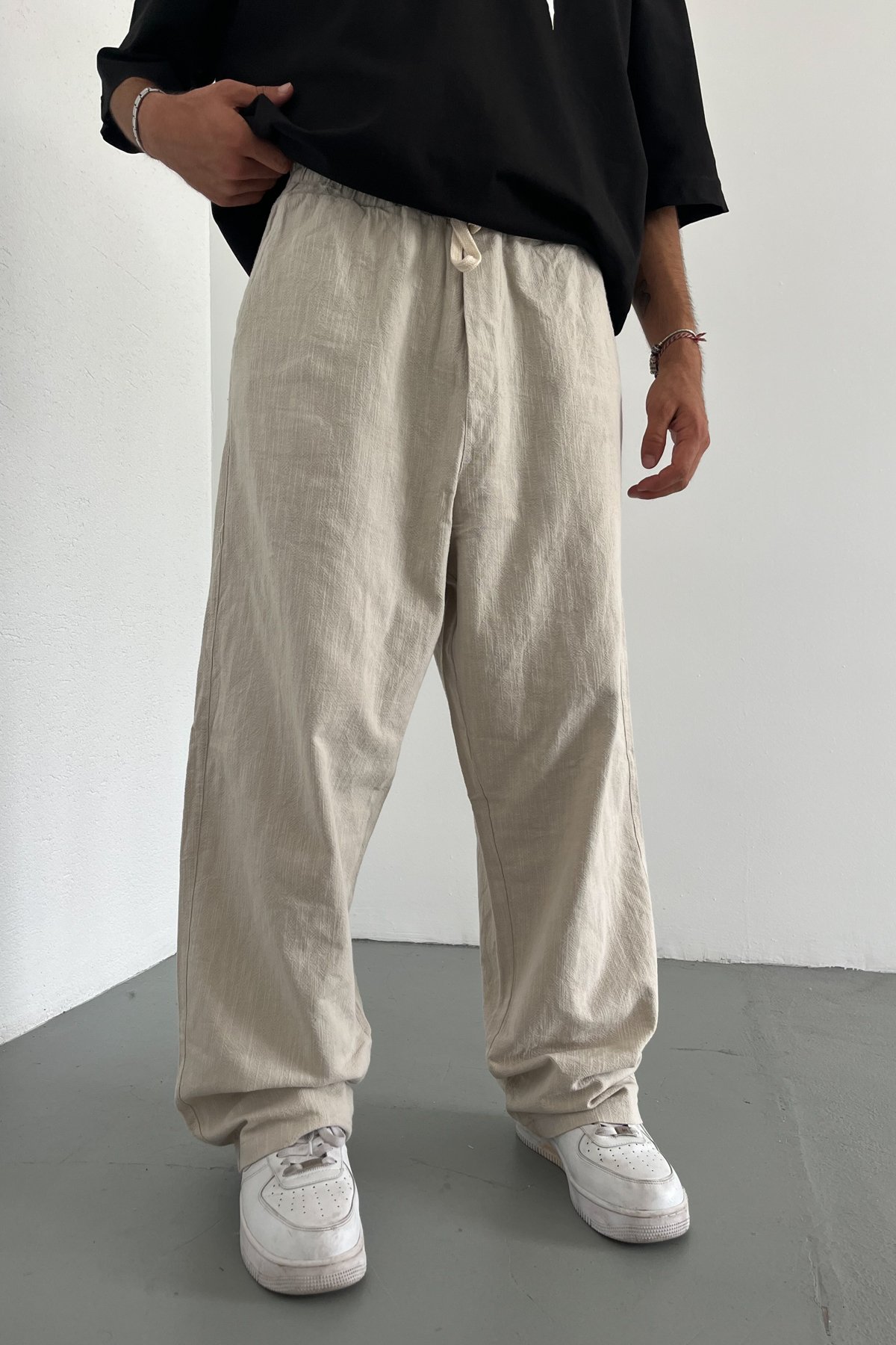 VAMS KETEN BAGGY PANTOLON