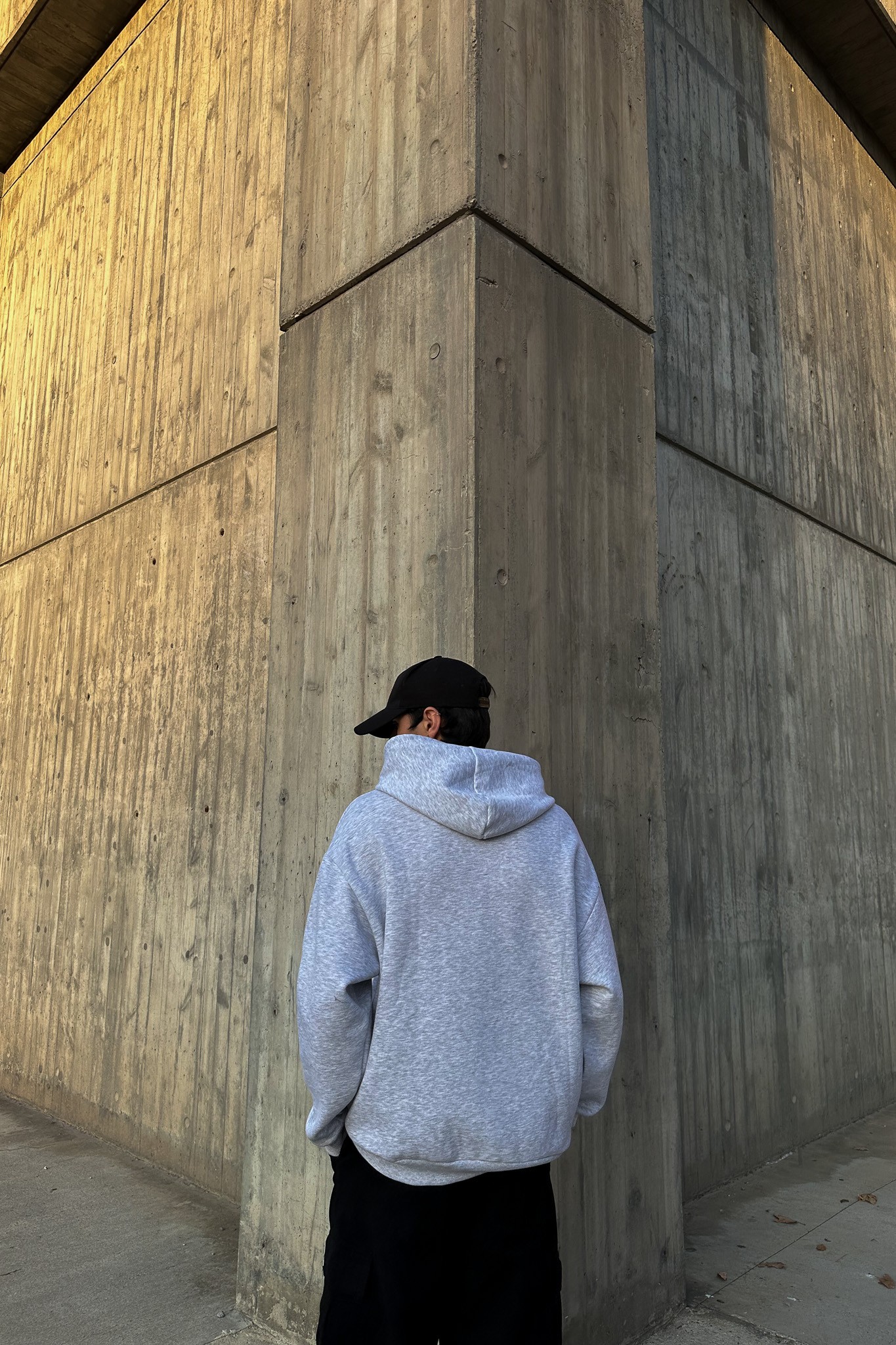 San Francisco Baskılı Gri Oversize Sweatshirt