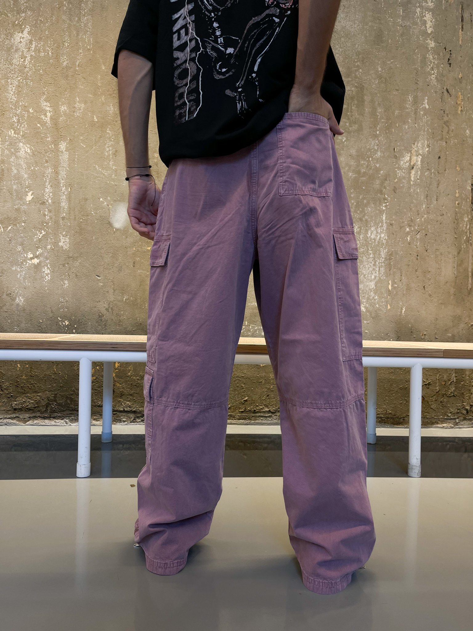 CQ Pembe Baggy Pantolon