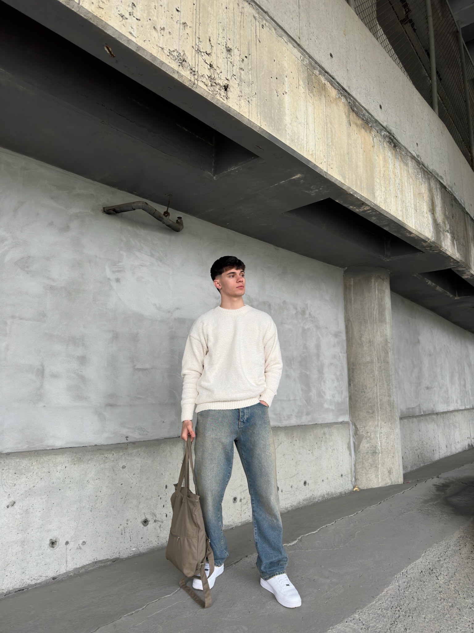 Acidwash Jean - mavi