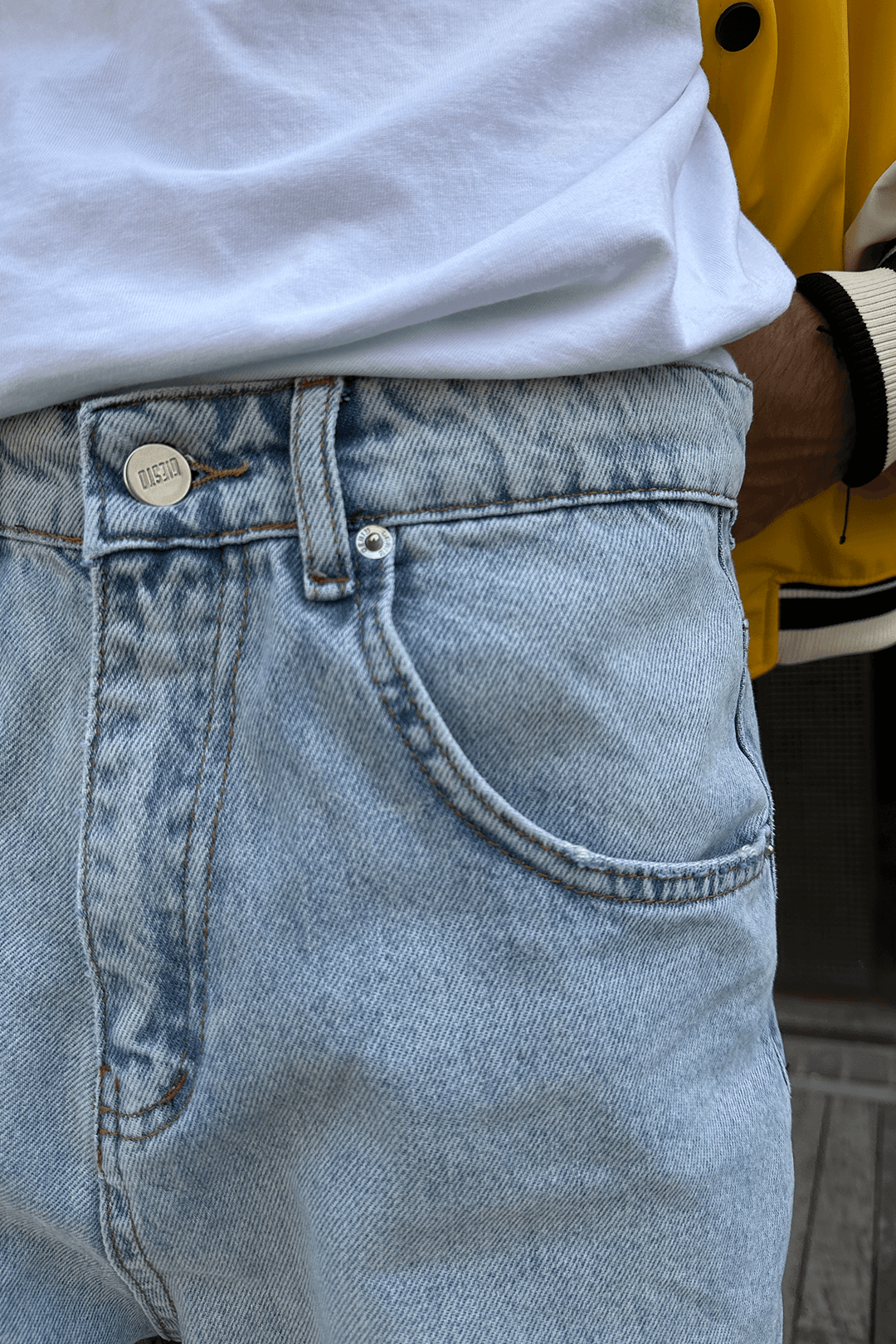 Line Buz Mavi Baggy Jean Pantolon