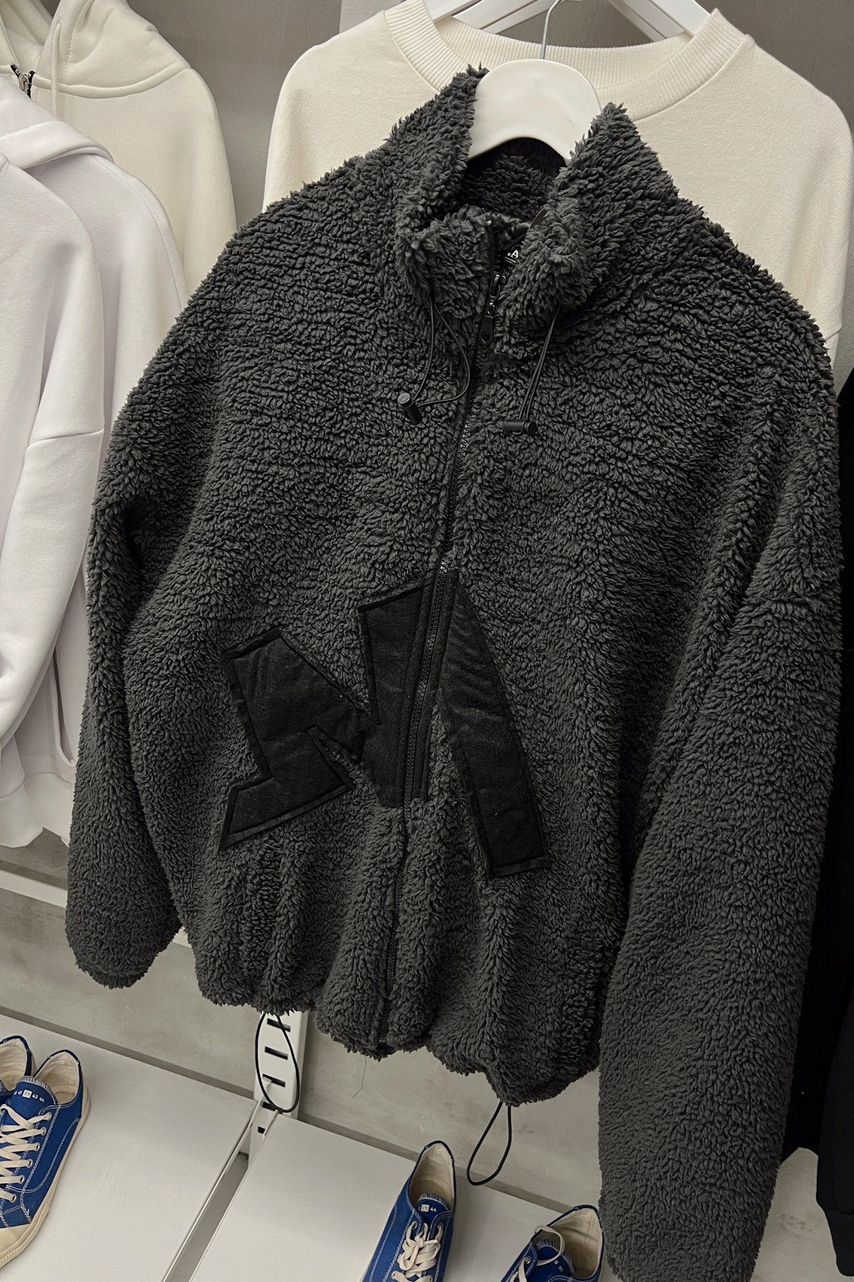 Oversize Peluş Mont