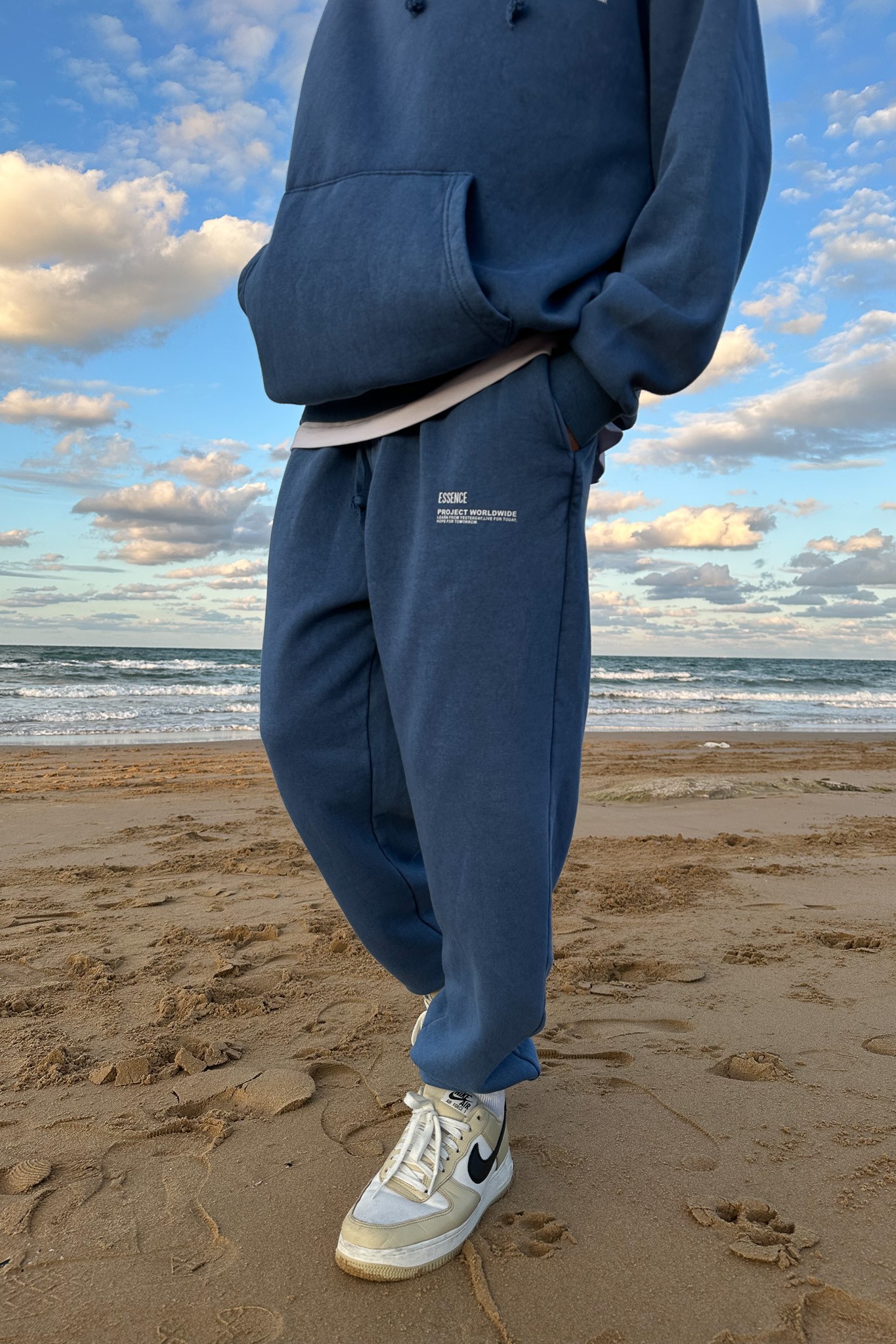Comfy Mavi Oversize Eşofman Takımı