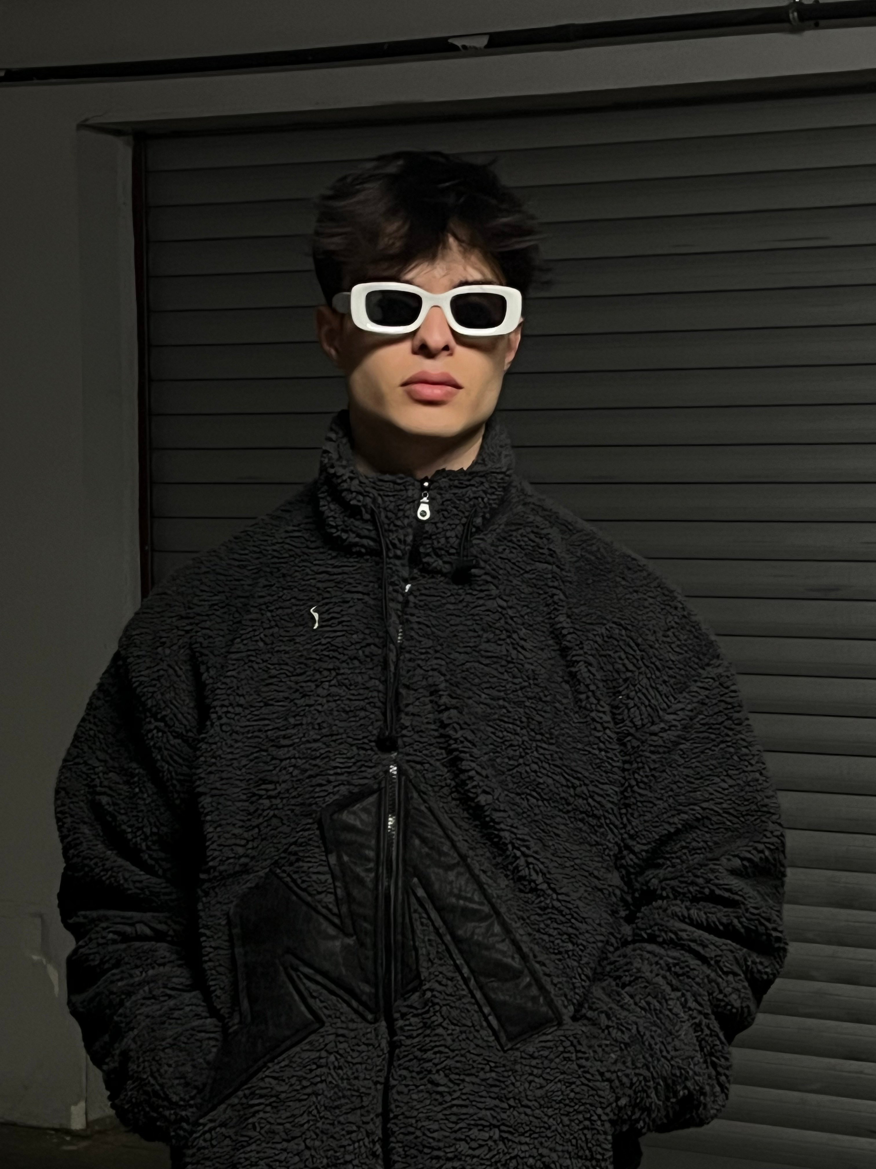 Oversize Peluş Mont