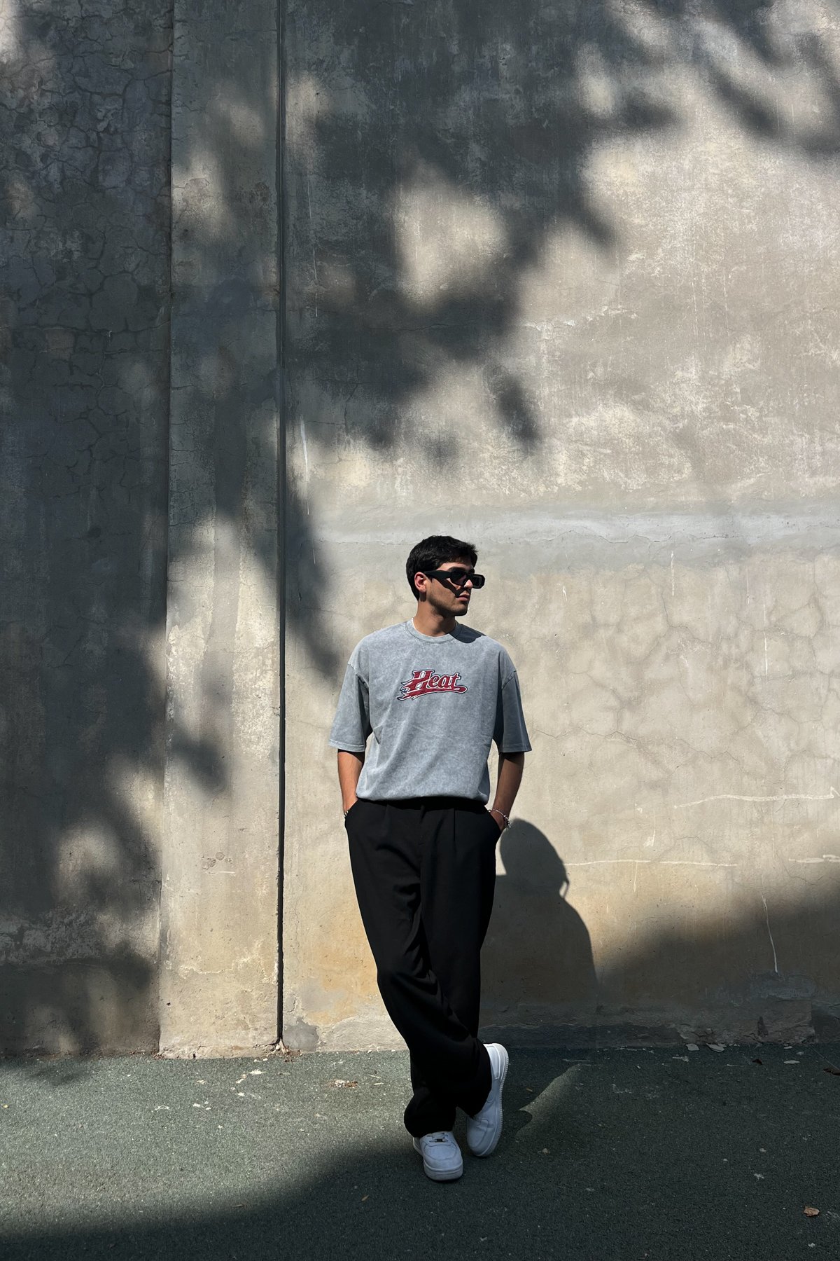 Heat Yıkamalı Oversize Tshirt