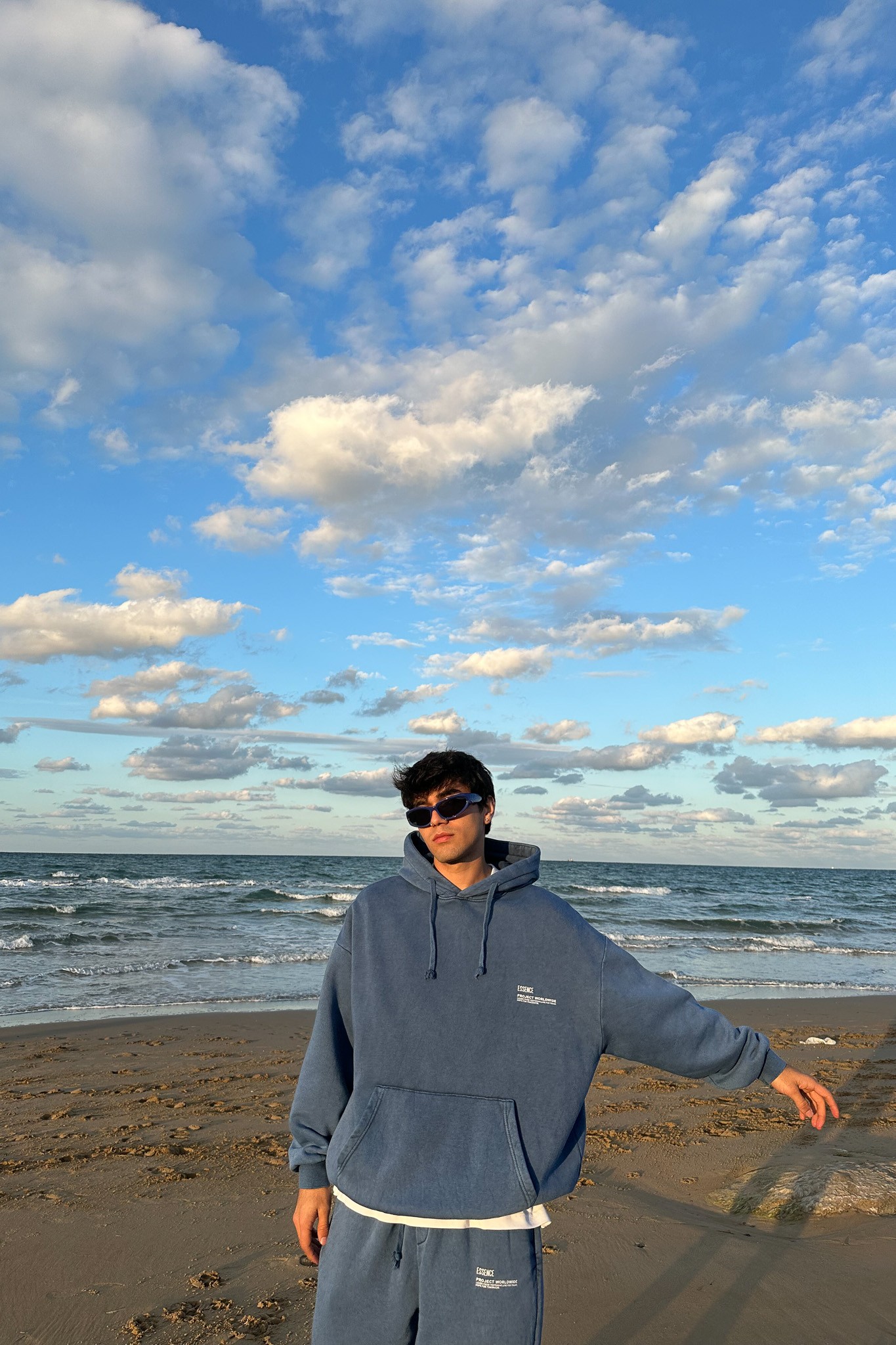 Comfy Mavi Oversize Eşofman Takımı