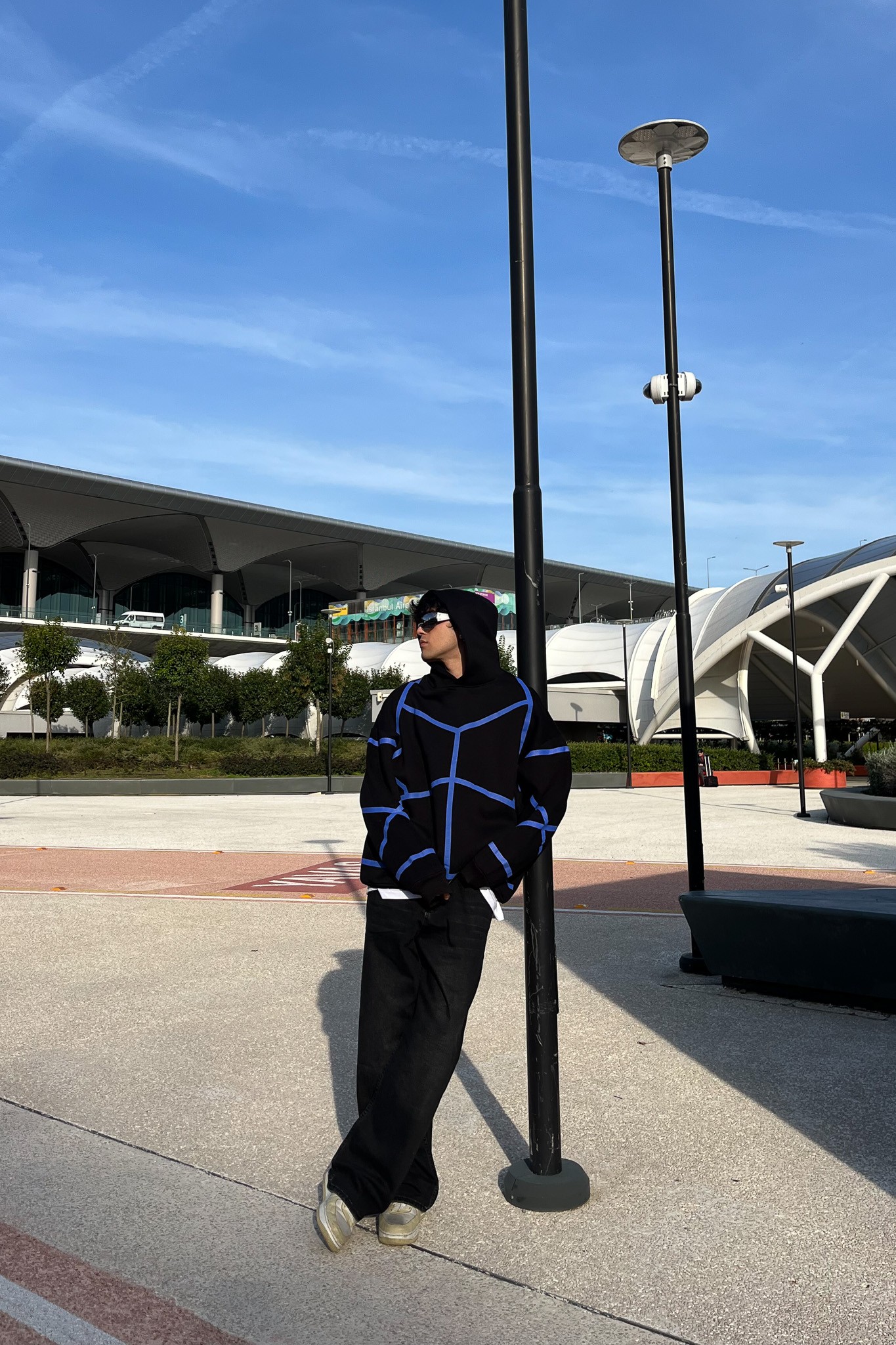 Blue Lock Oversize Kapüşonlu Sweatshirt