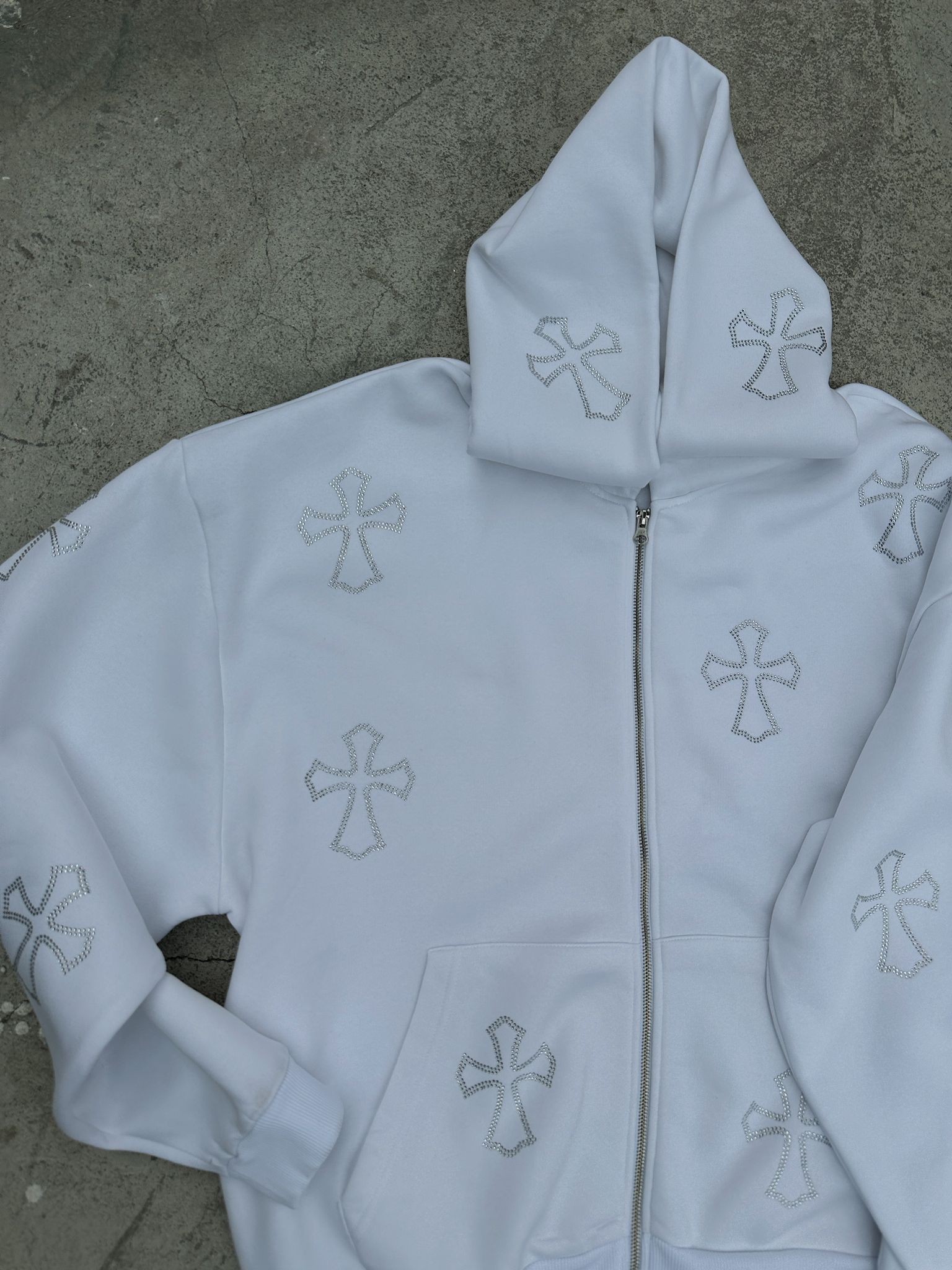 Taş Baskılı Hoddie