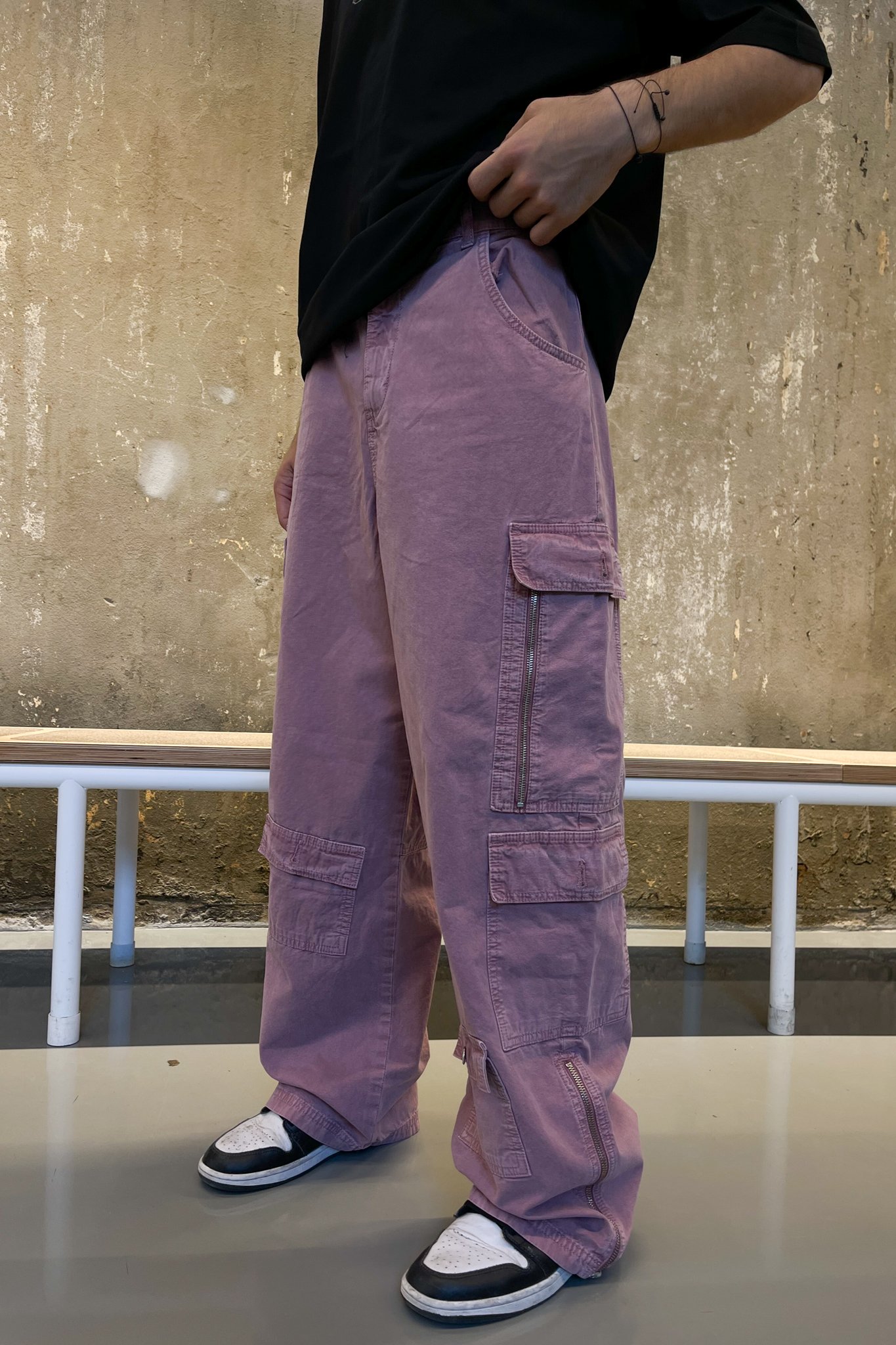 CQ Pembe Baggy Pantolon