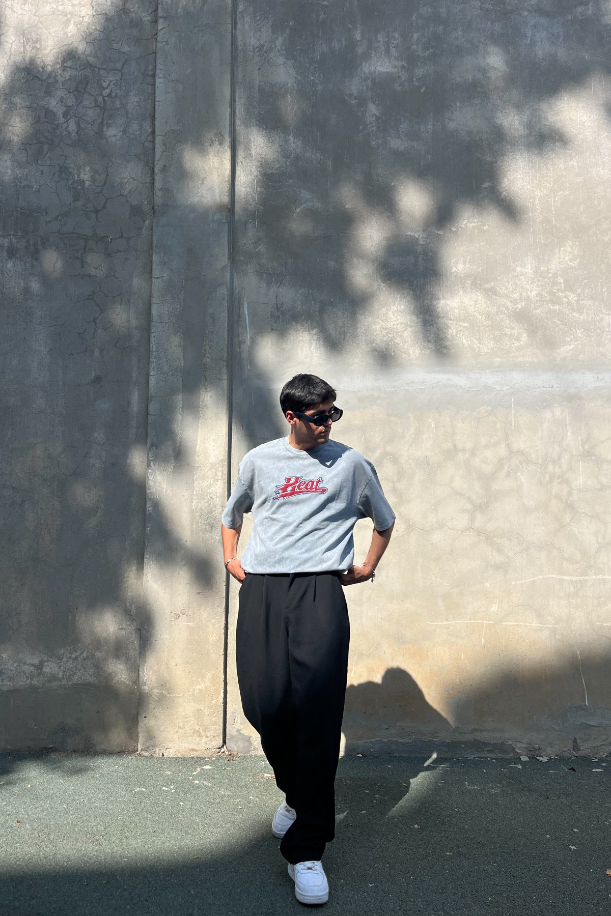 Heat Yıkamalı Oversize Tshirt