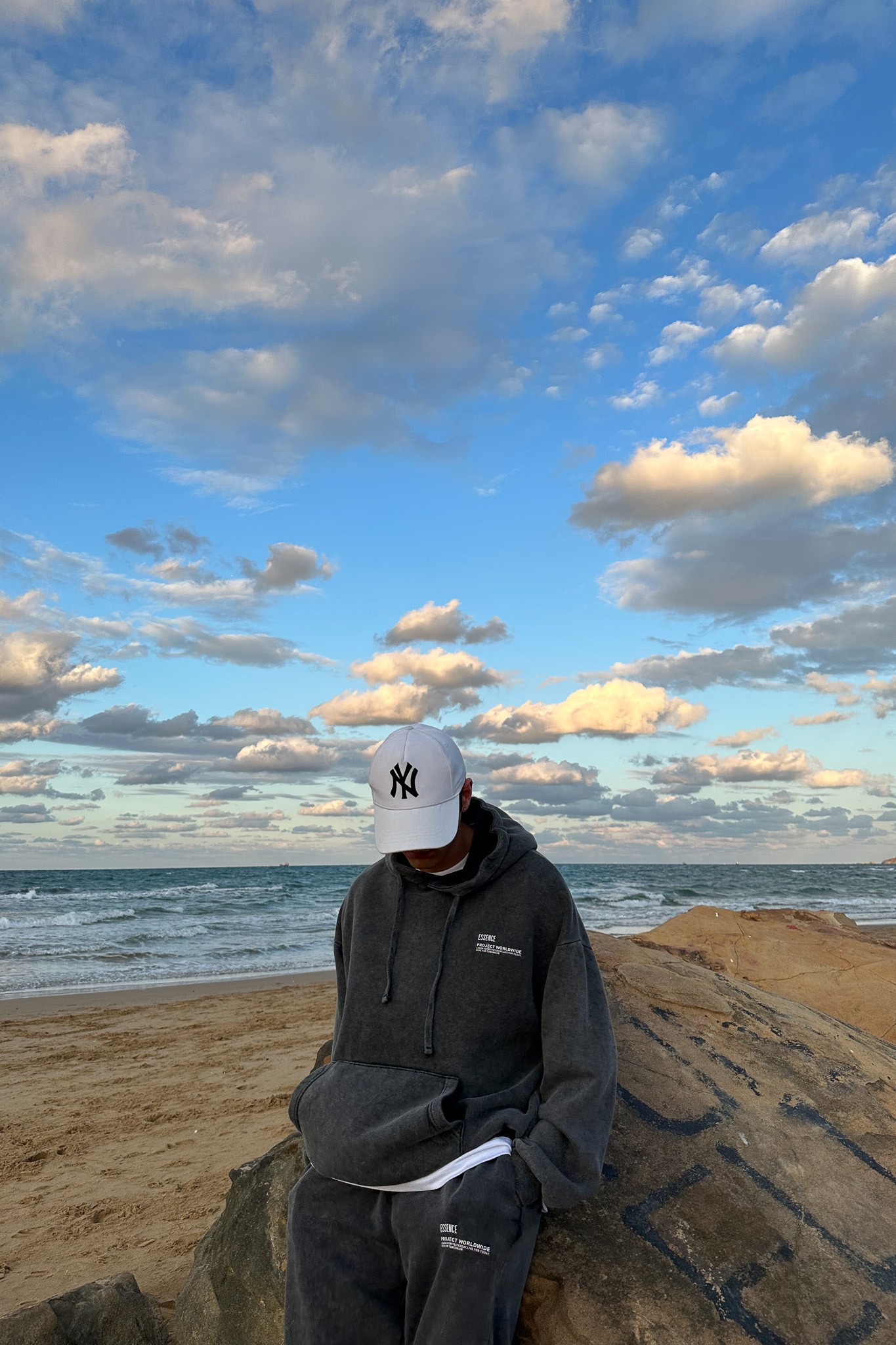 Comfy Füme Oversize Eşofman Takımı