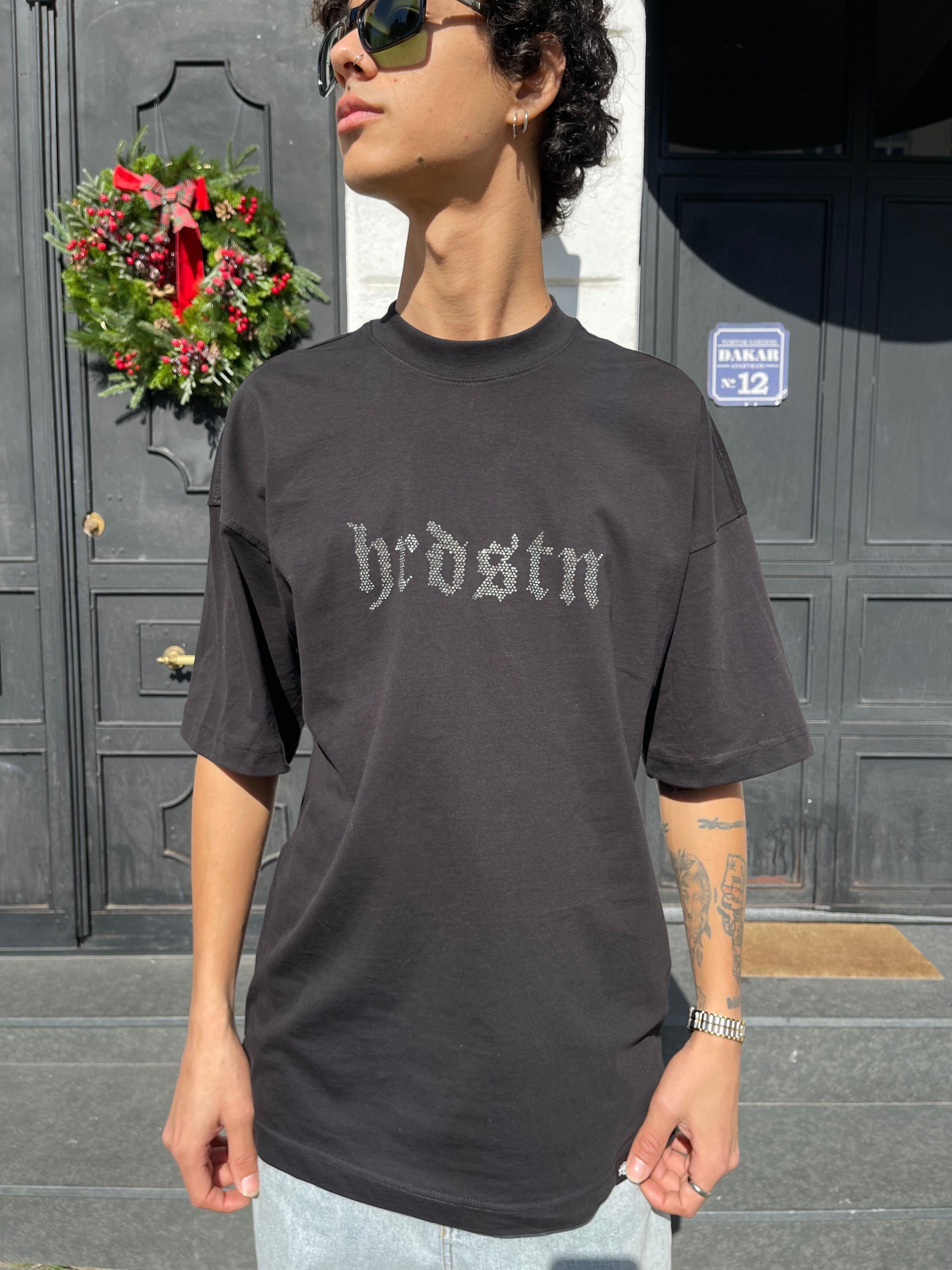 Taş Baskılı Basic T-shirt