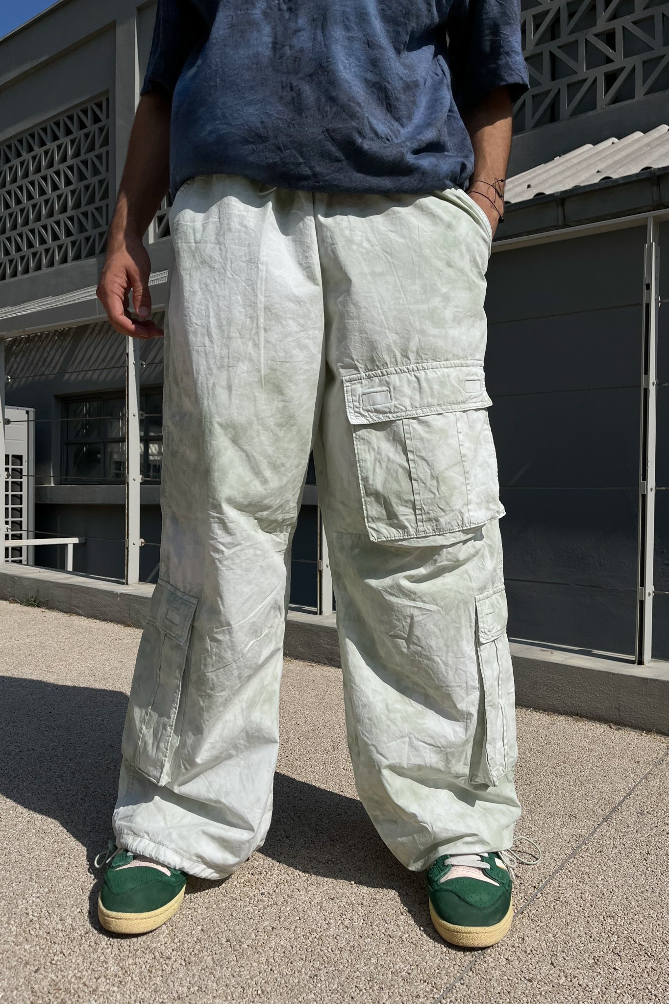 CQ Batik Desen Baggy Paraşüt Pantolon