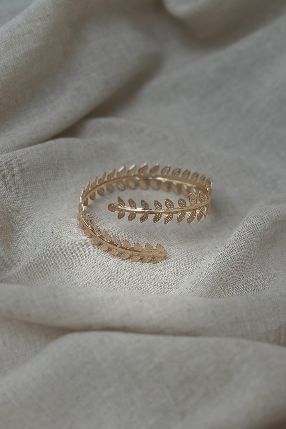 Leaf Kol Aksesuarı Gold