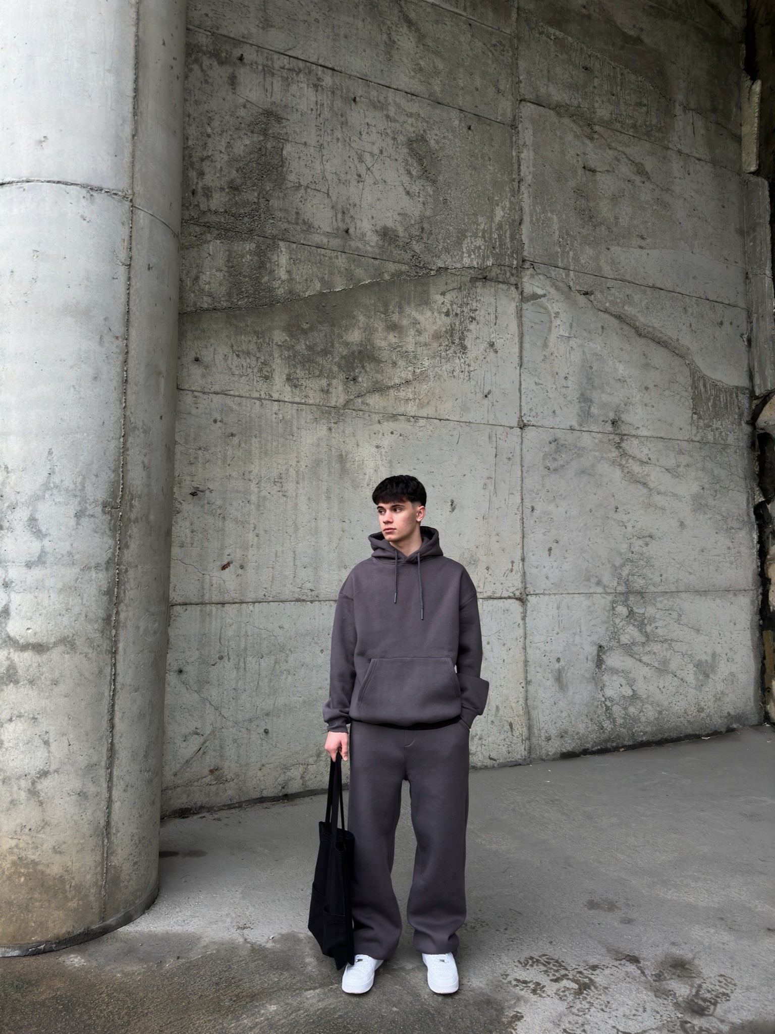 Kanguru Cepli Oversize Takım