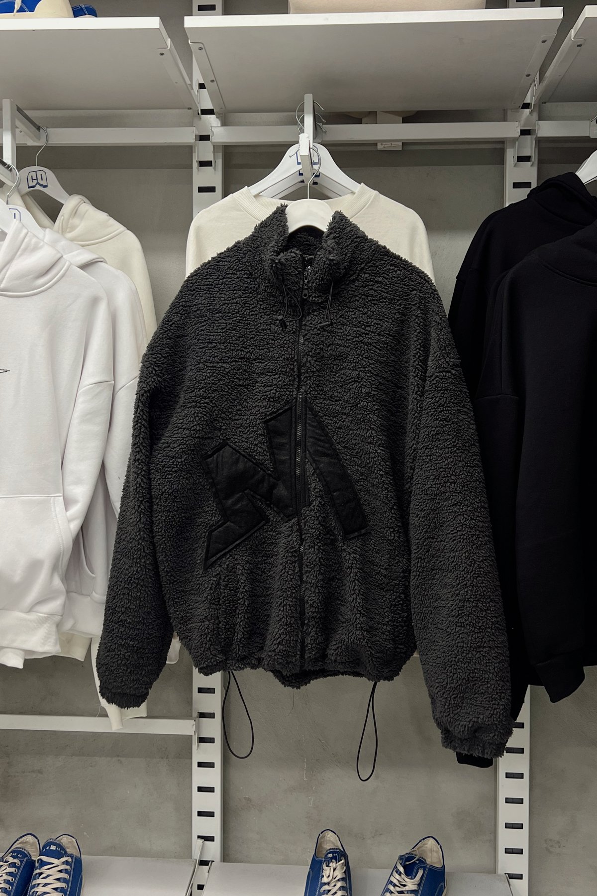Oversize Peluş Mont