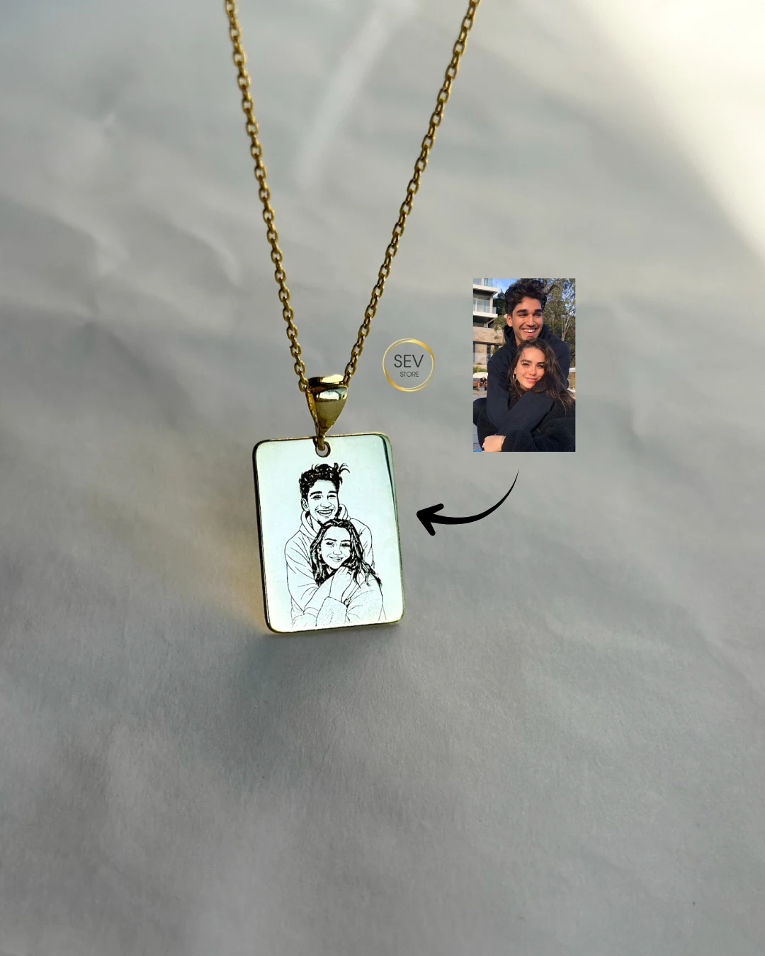 925 Gümüş | Anı Kolyesi 