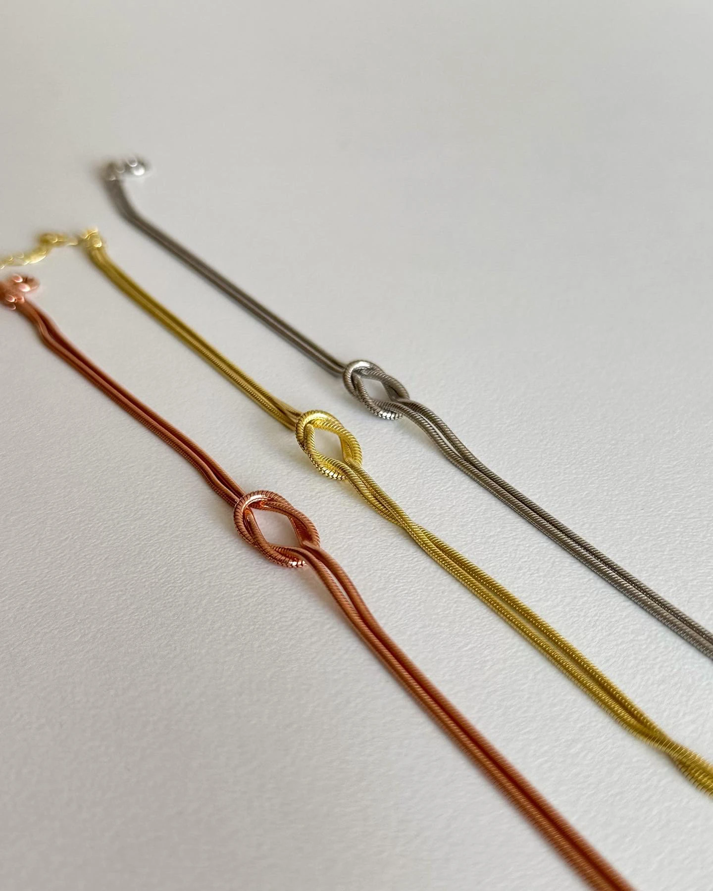 925 Gümüş | Düğüm Bileklik ( Çift )