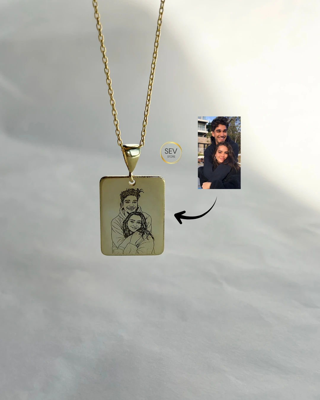 925 Gümüş | Anı Kolyesi 