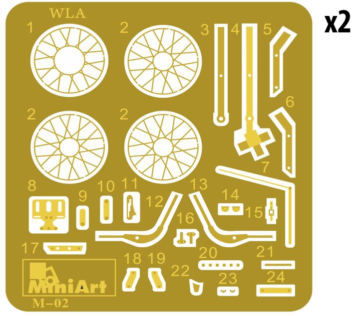 MiniArt 1:35 WLA Motosikletleri ile ABD Askerleri